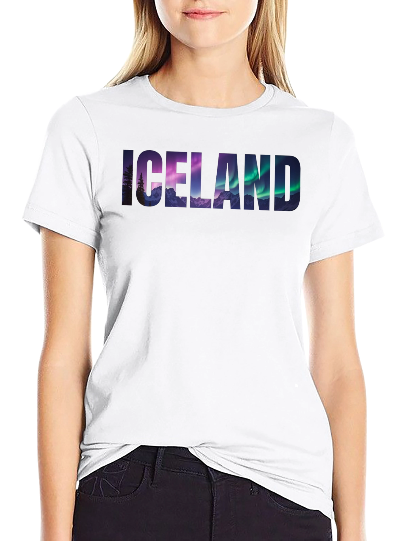 Iceland Landscape Graphic T-Shirt