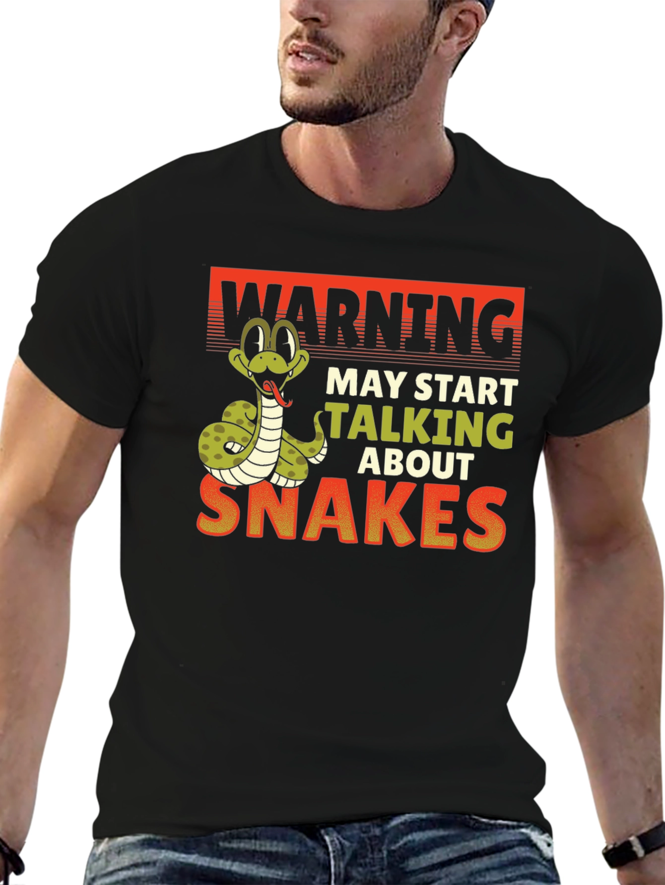 Warning May Start Talking About Snakes T-Shirt