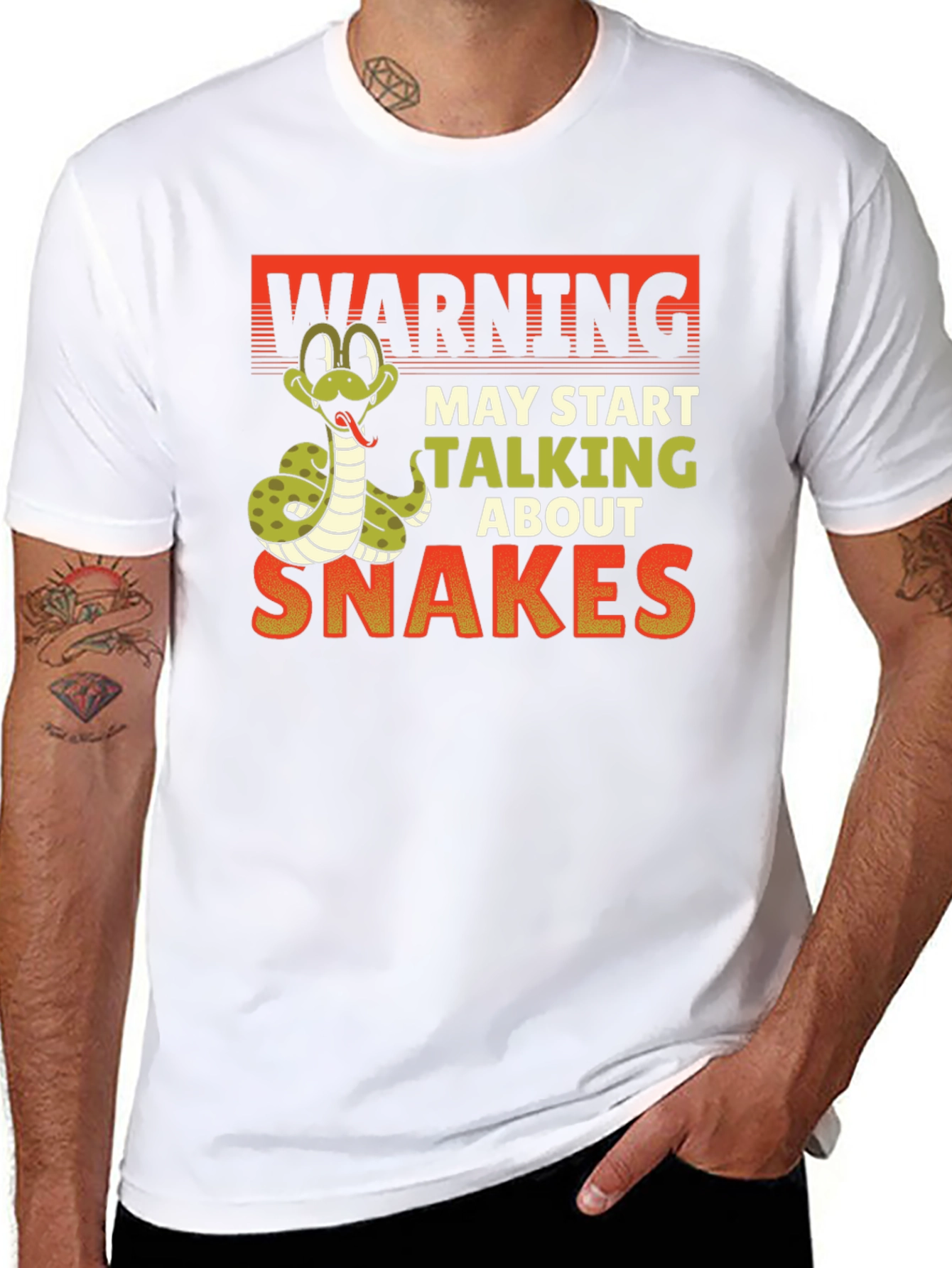 Warning May Start Talking About Snakes T-Shirt
