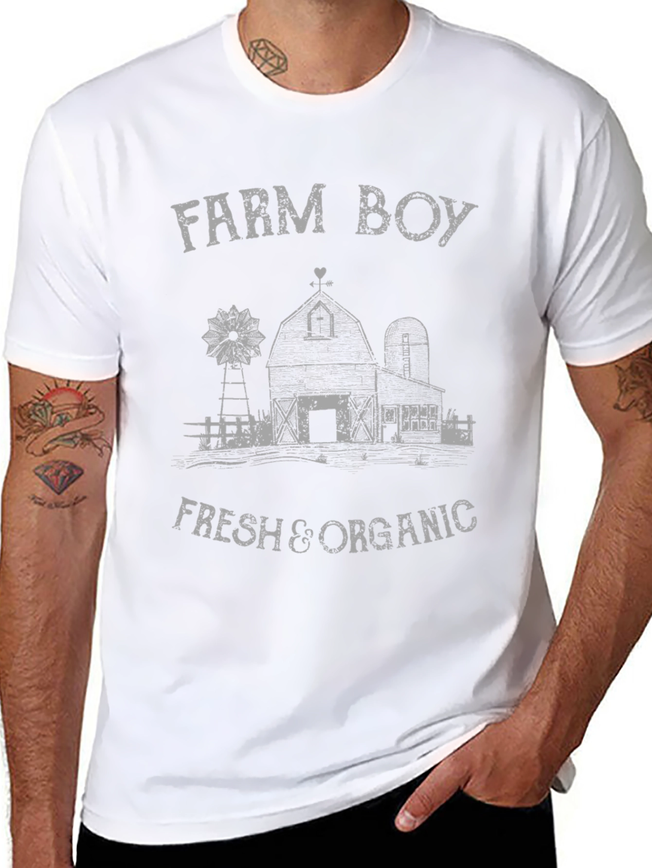 Farm Boy Fresh & Organic Graphic T-Shirt
