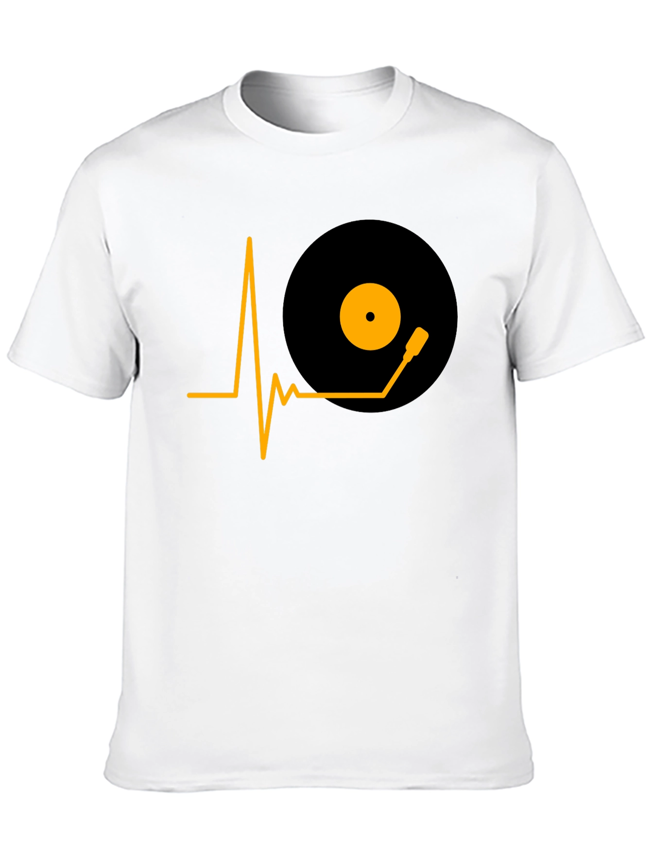 DJ Heartbeat Graphic Tee - Music Lover T-Shirt