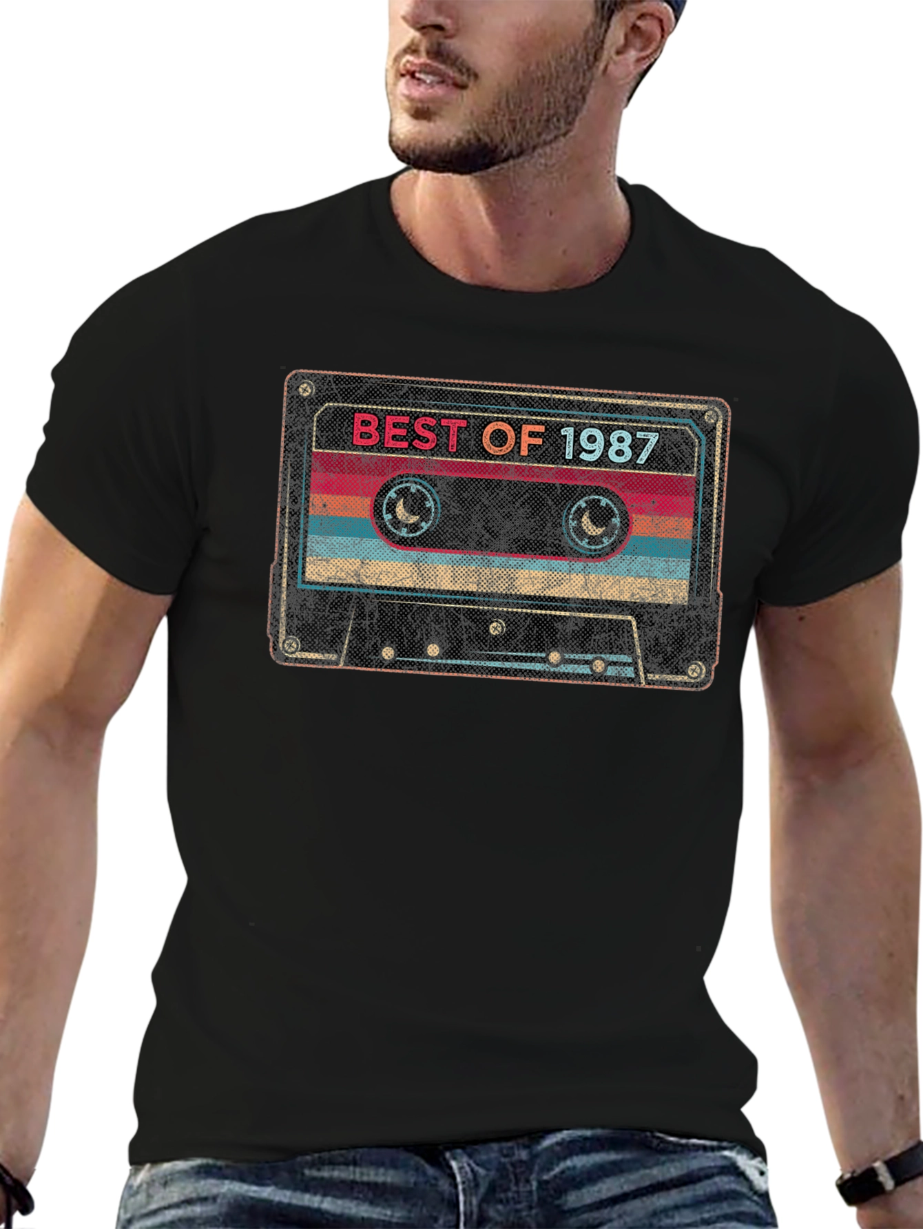 Retro Cassette Best of 1987 Graphic Tee