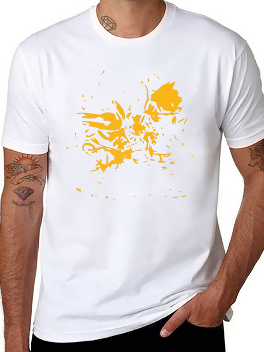 Abstract Graphic Tee - Modern Black T-Shirt