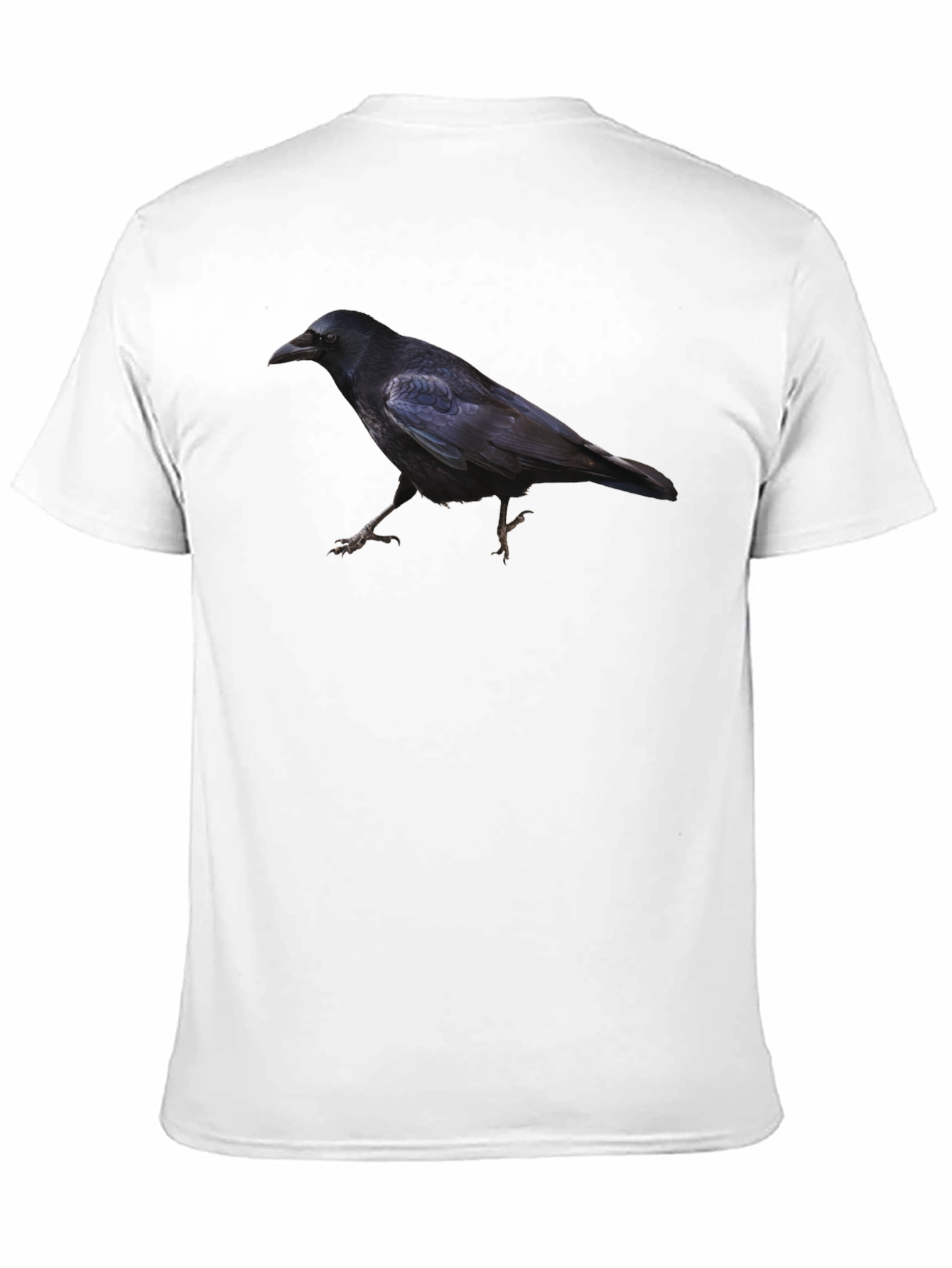 Raven Print Black T-Shirt
