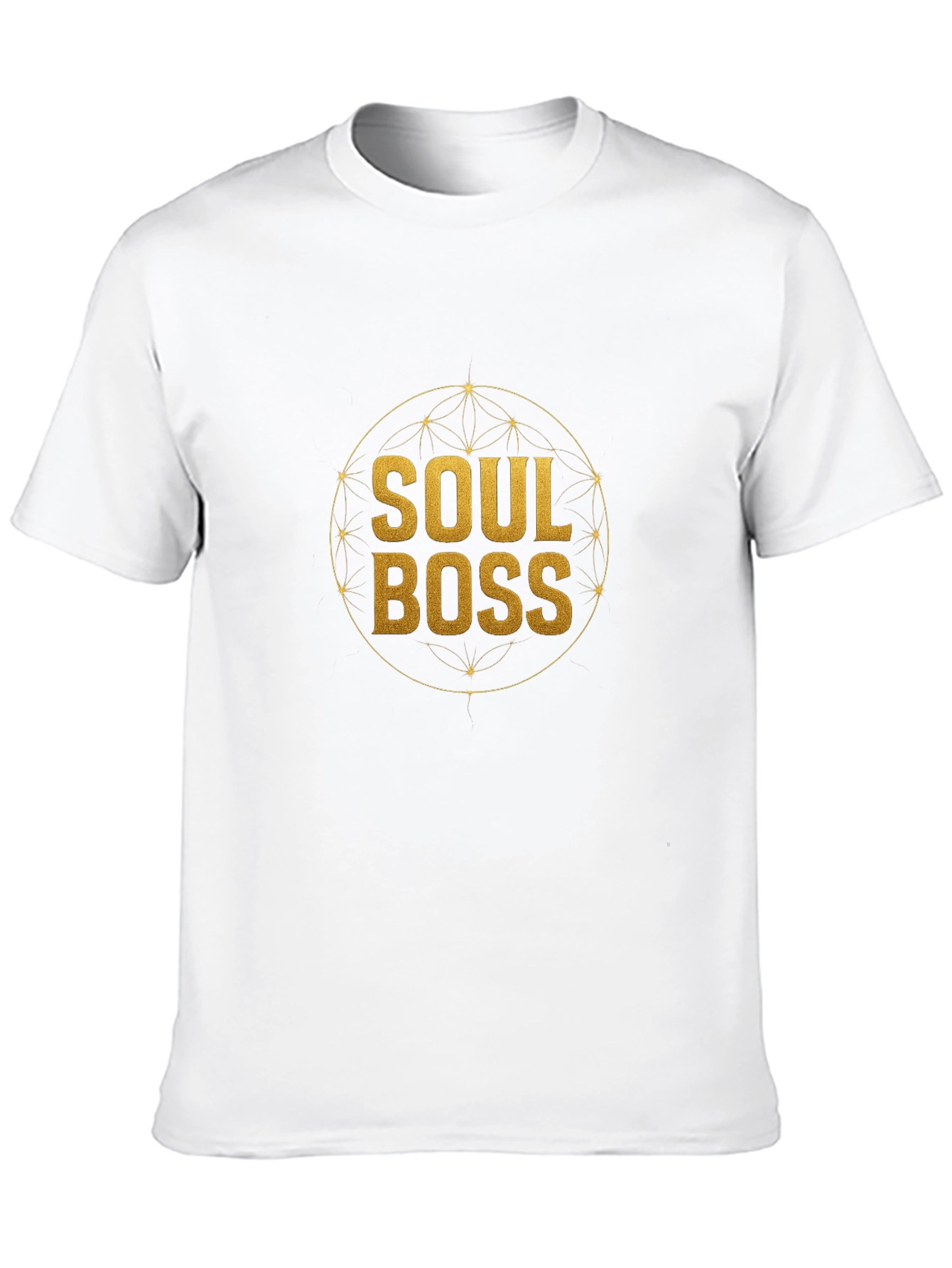 Soul Boss Graphic T-Shirt - Gold Design