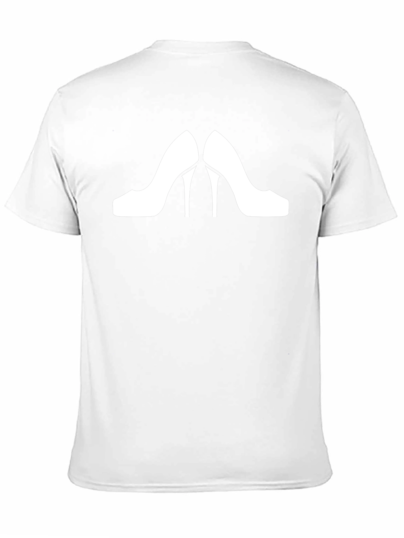 Stylish Heels Graphic Tee - Black
