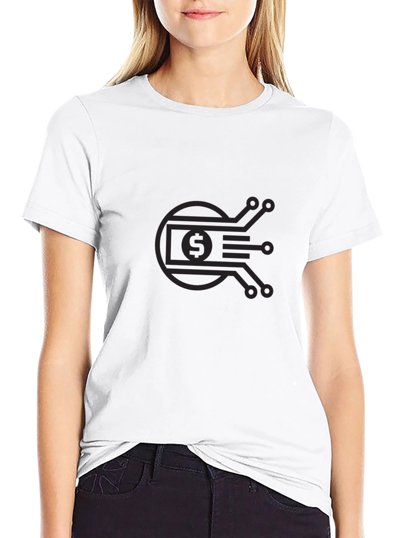 Tech Dollar Black T-Shirt
