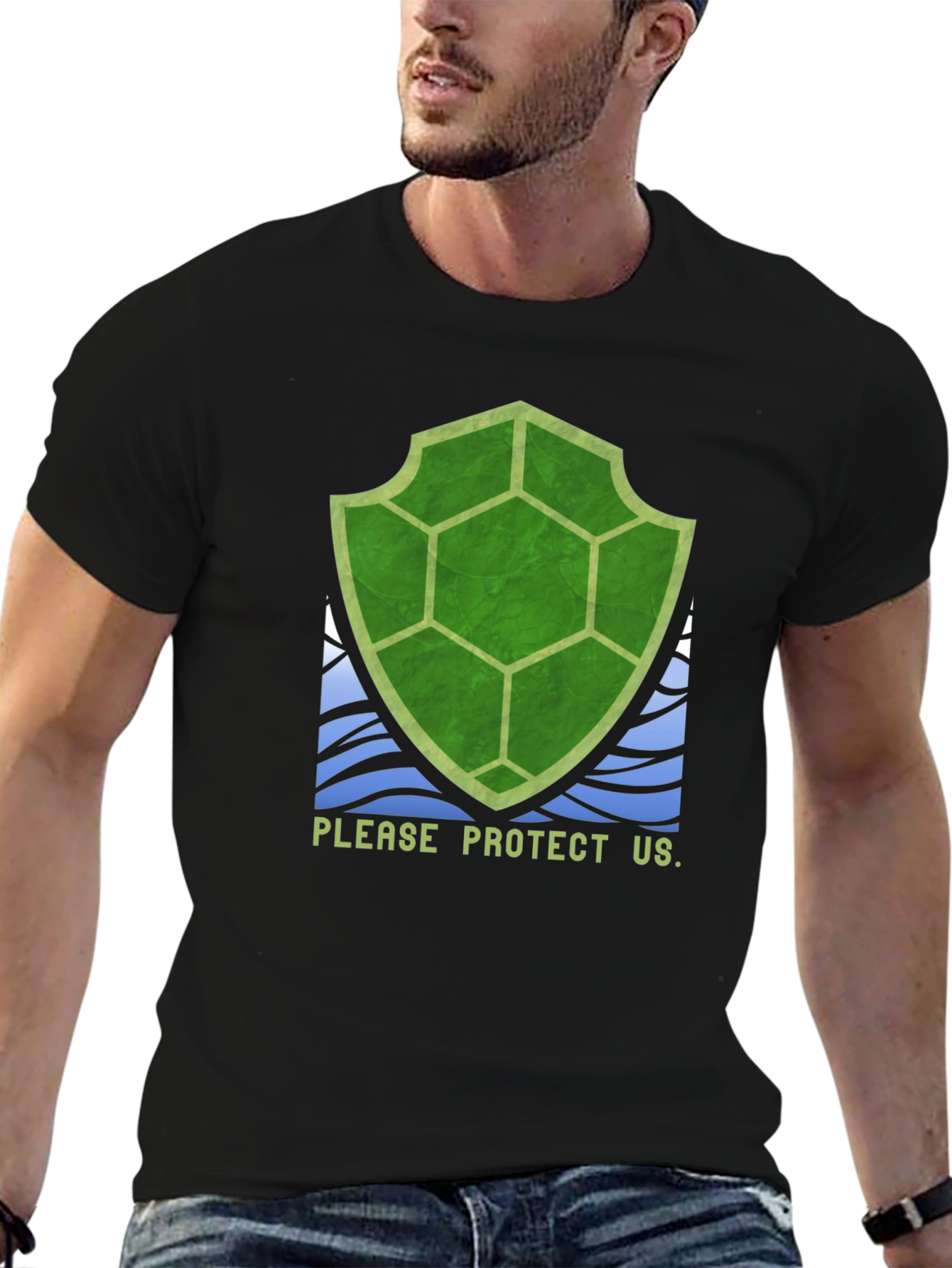 Protect Turtles Graphic T-Shirt