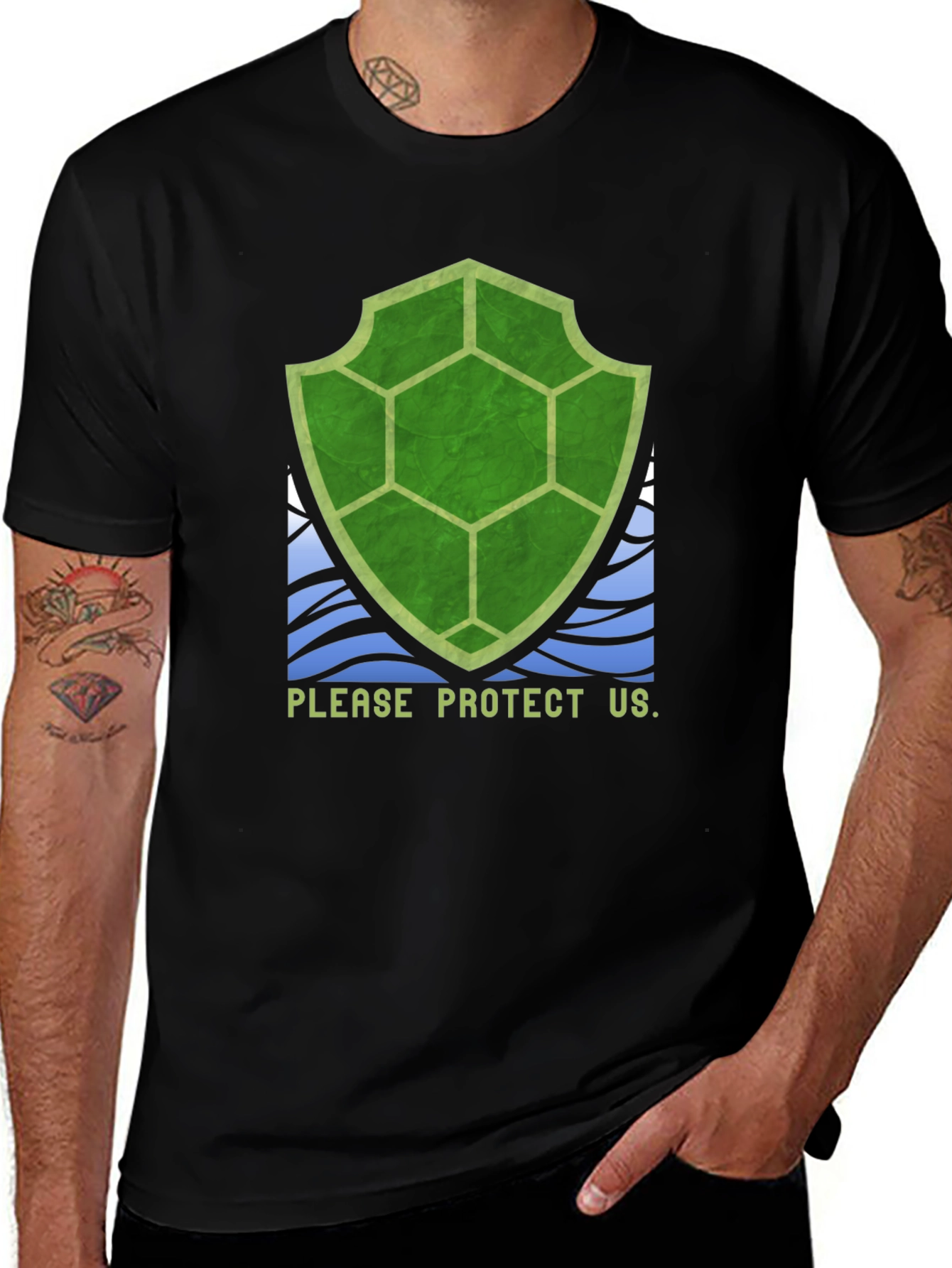 Protect Turtles Graphic T-Shirt
