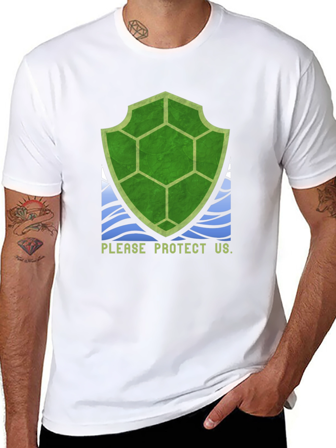Protect Turtles Graphic T-Shirt