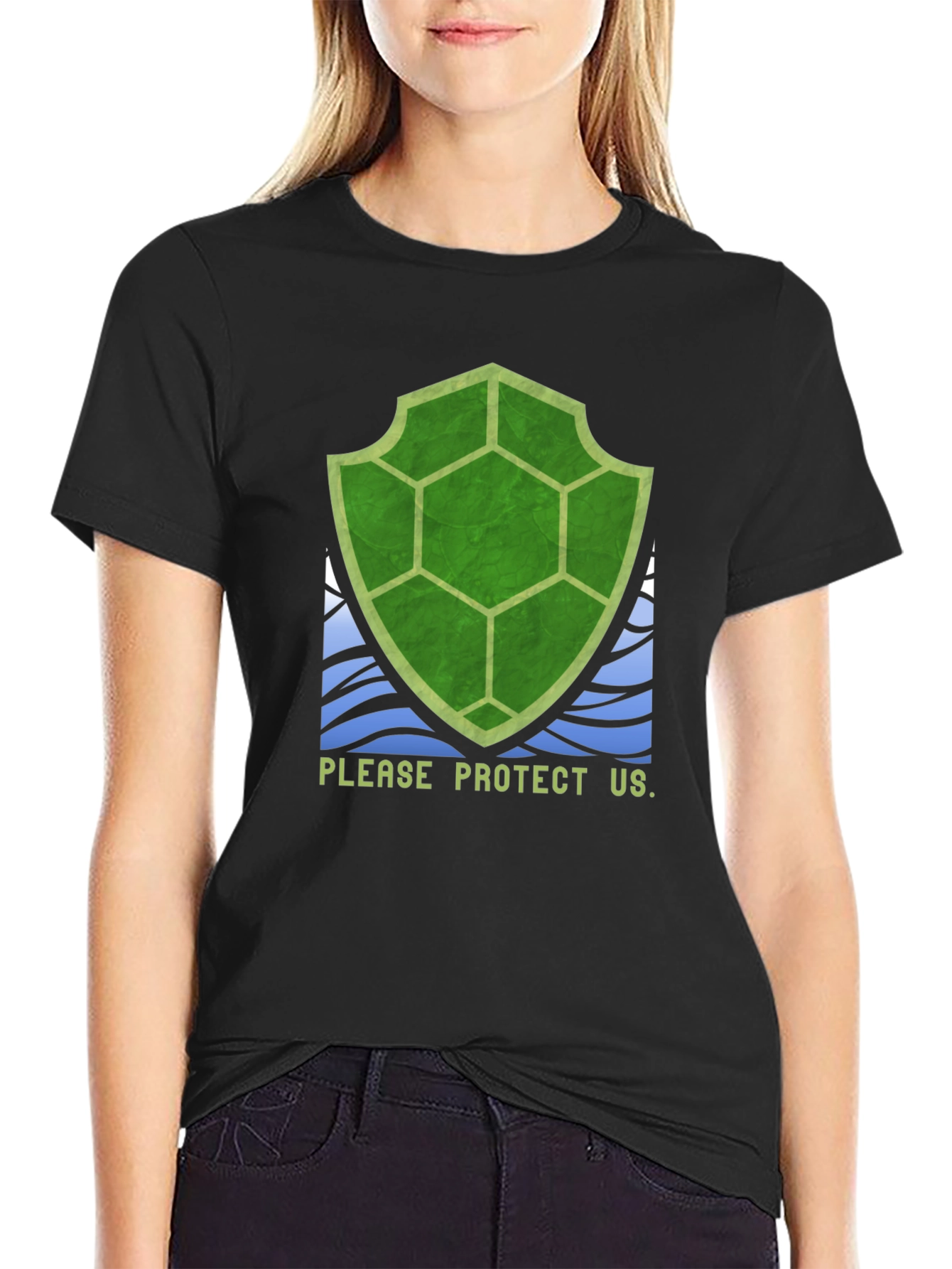 Protect Turtles Graphic T-Shirt