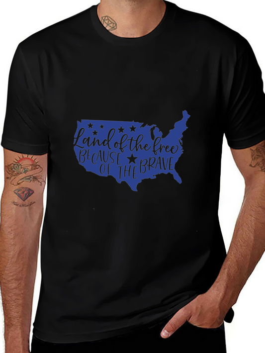 Patriotic Land of the Free Graphic Tee