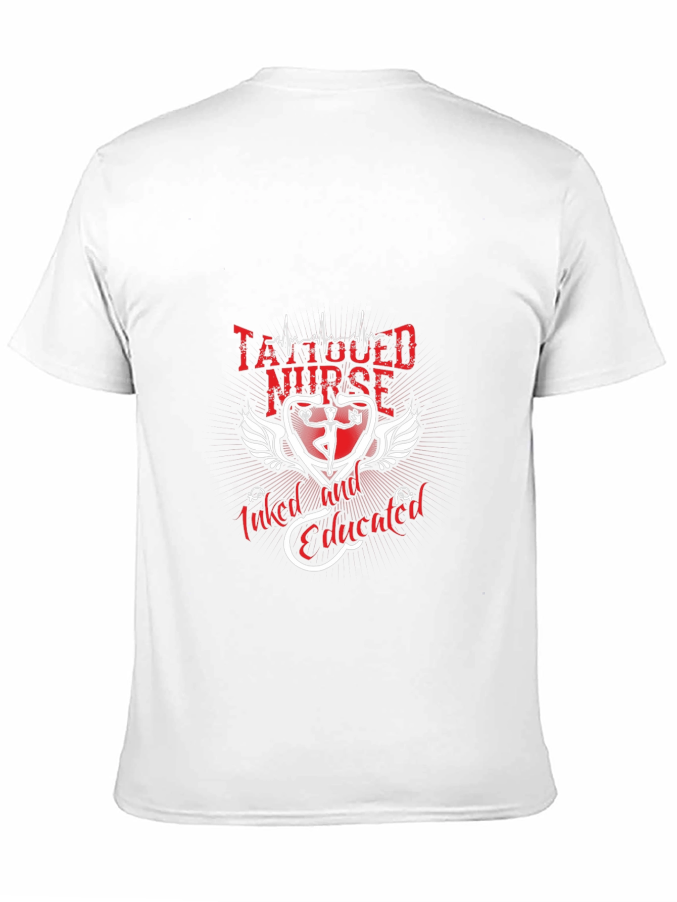 Tattooed Nurse Graphic Tee - Inked & Educated
