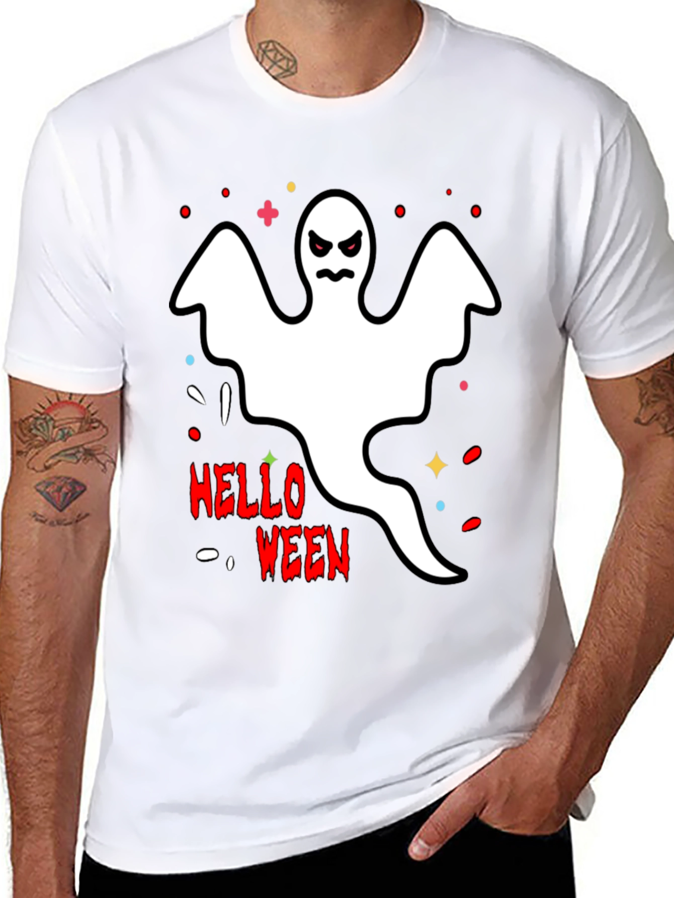 Halloween Ghost T-Shirt - Spooky Season Tee
