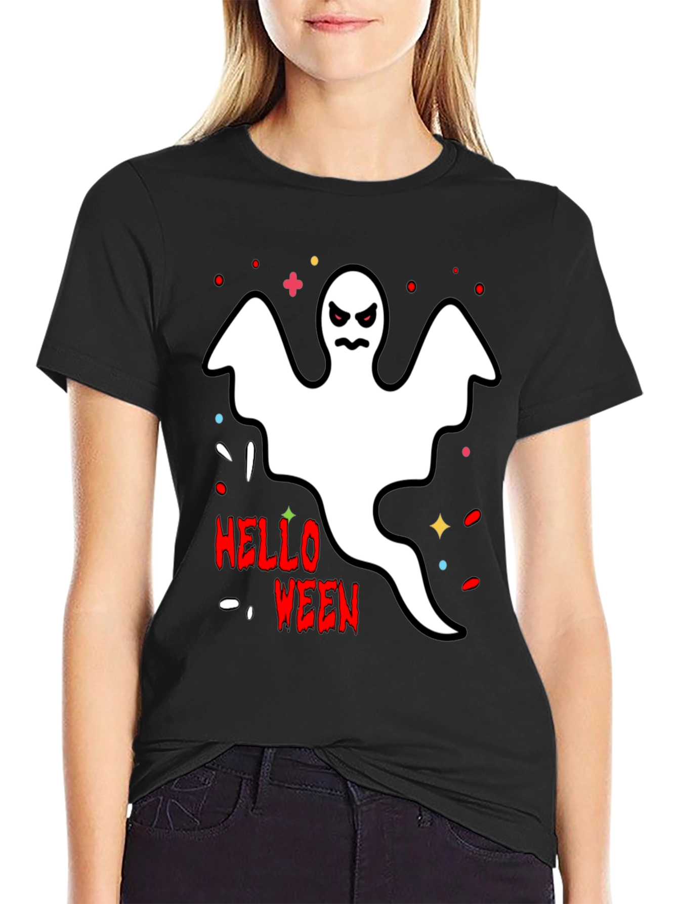 Halloween Ghost T-Shirt - Spooky Season Tee