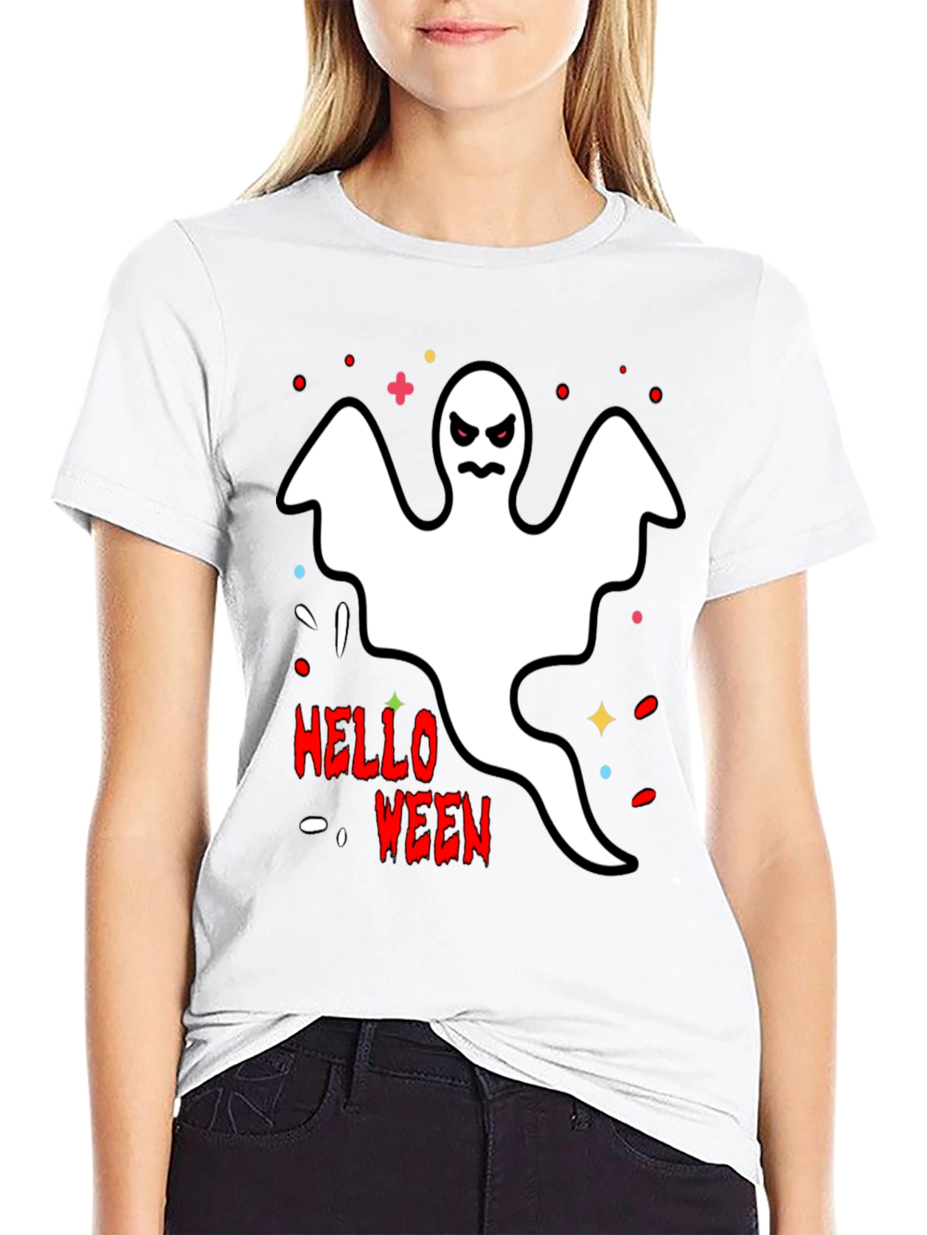 Halloween Ghost T-Shirt - Spooky Season Tee