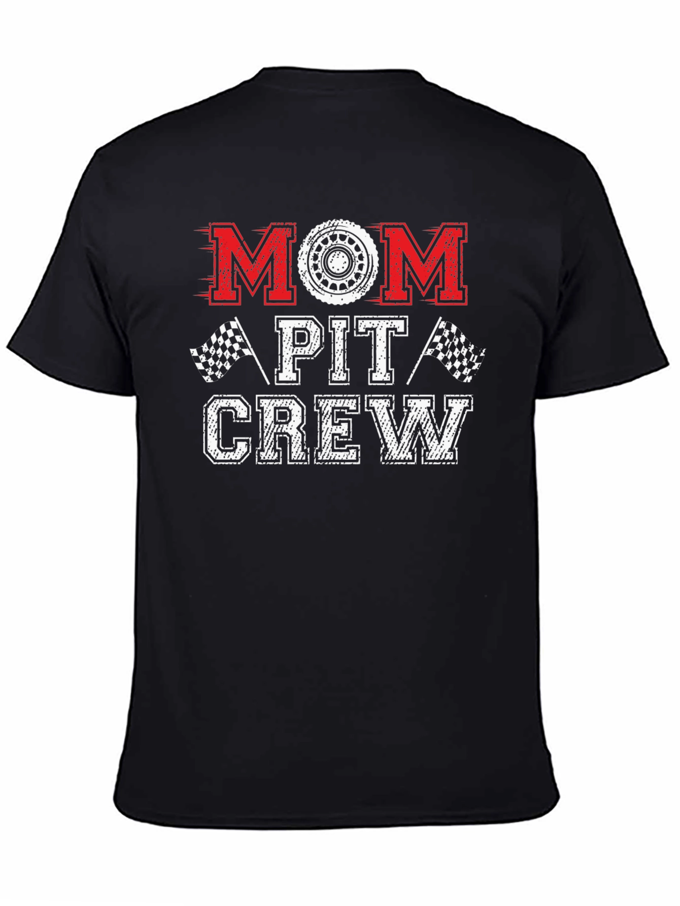 Mom Pit Crew Graphic T-Shirt