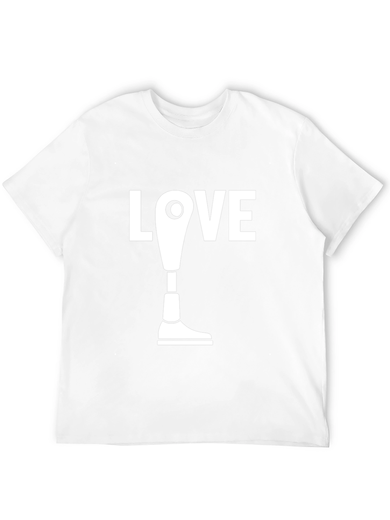 Love Amputee Graphic Tee - Black T-Shirt