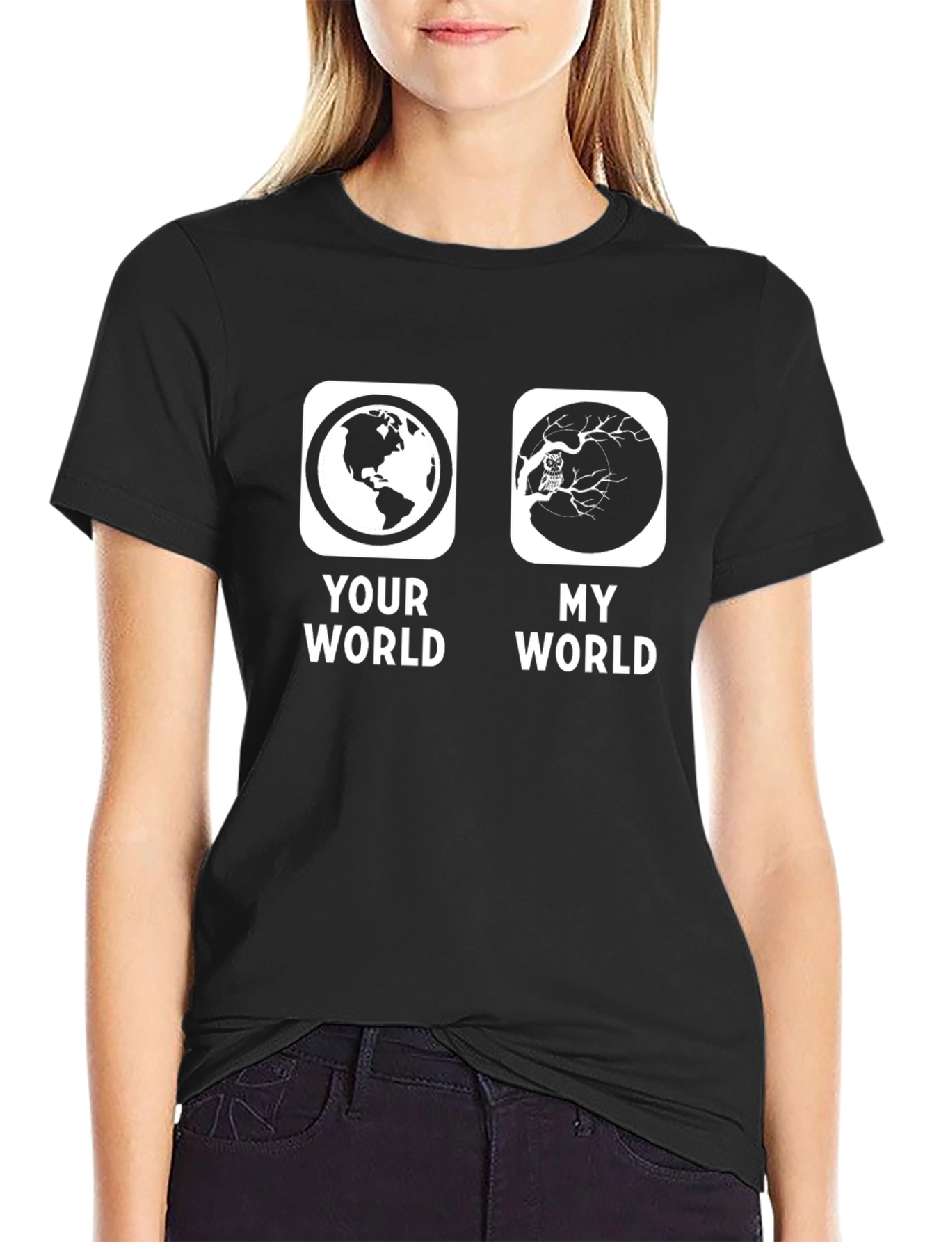 Your World My World Graphic Tee