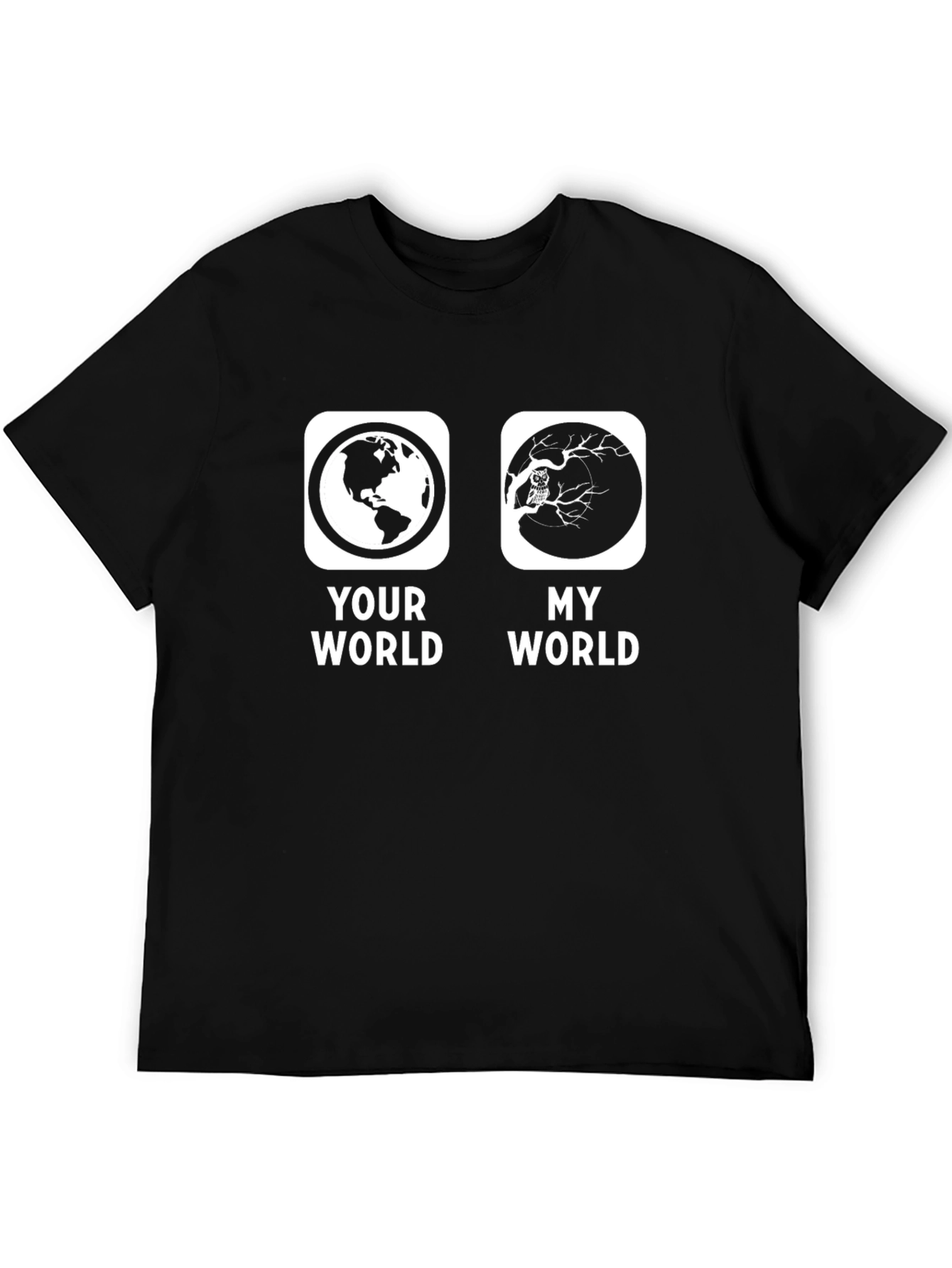 Your World My World Graphic Tee