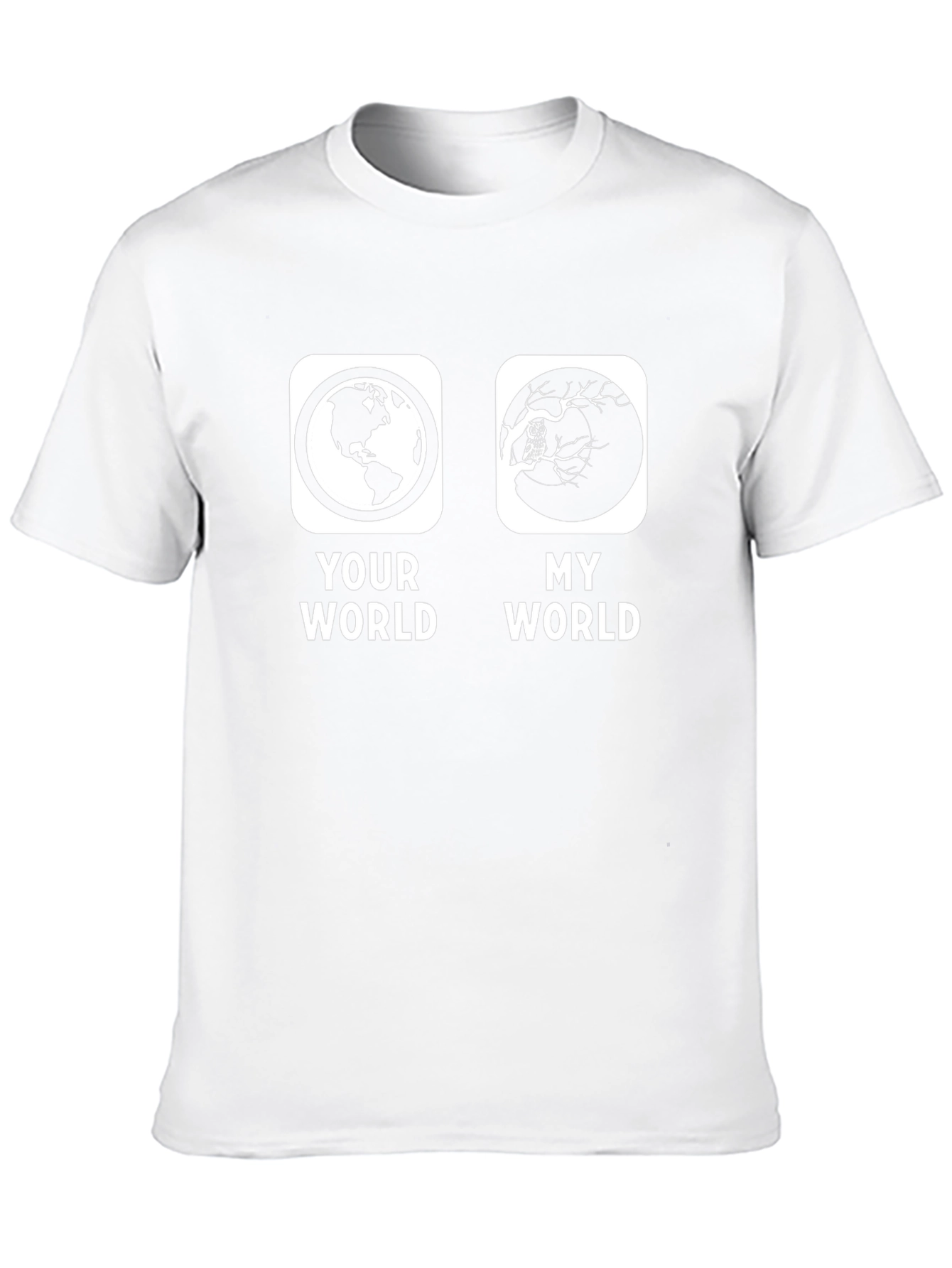 Your World My World Graphic Tee