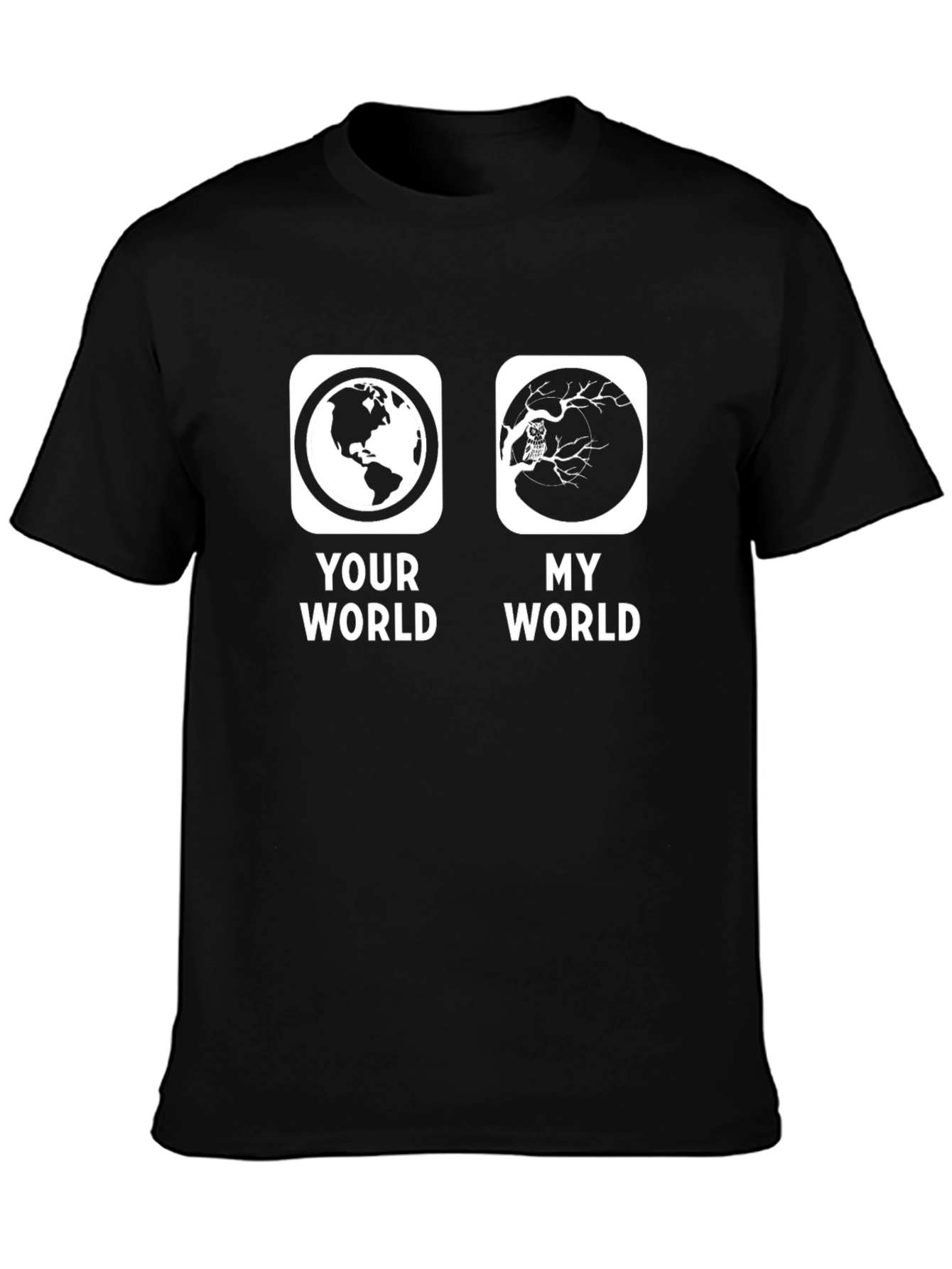 Your World My World Graphic Tee
