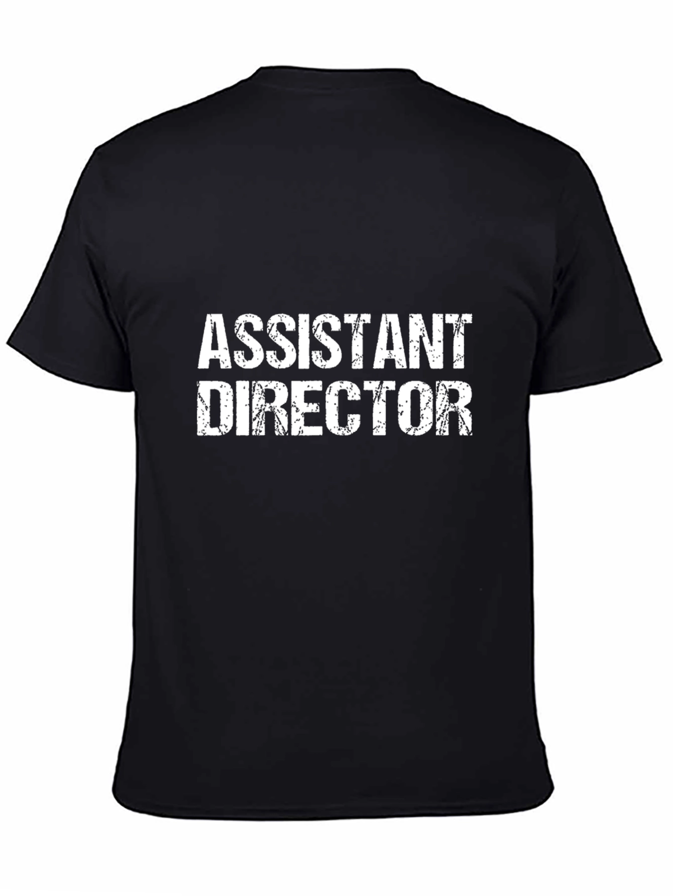 Assistant Director Black Graphic T-Shirt