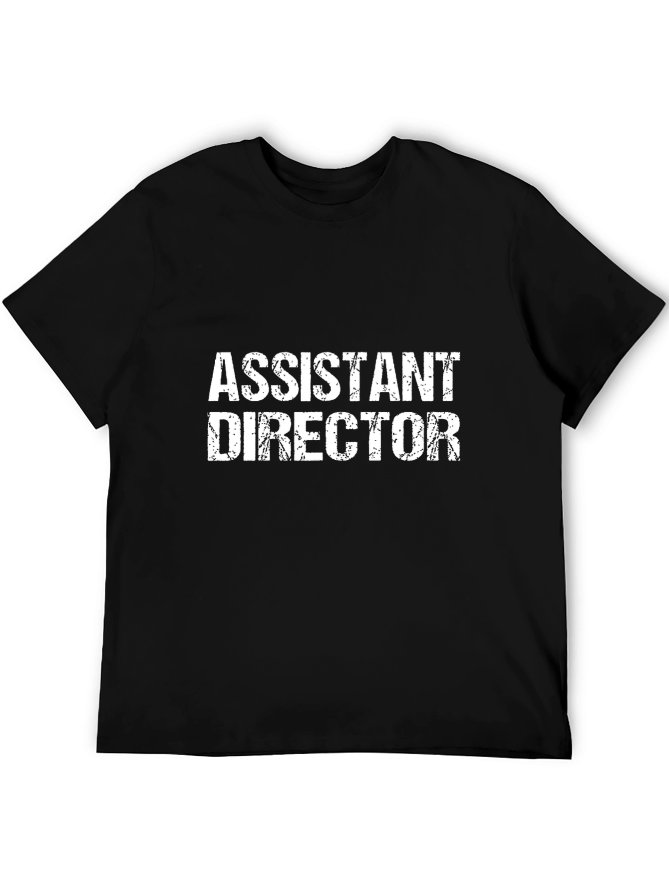 Assistant Director Black Graphic T-Shirt