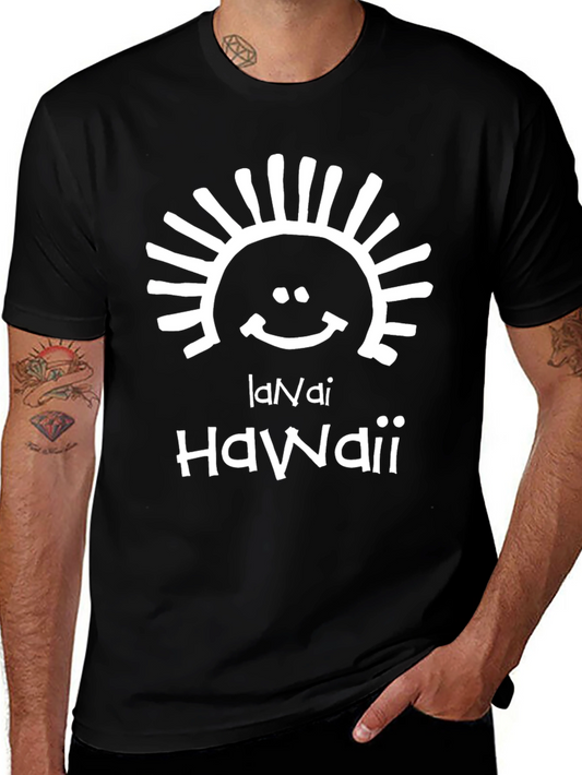 Lanai Hawaii Graphic T-Shirt - Island Vibes