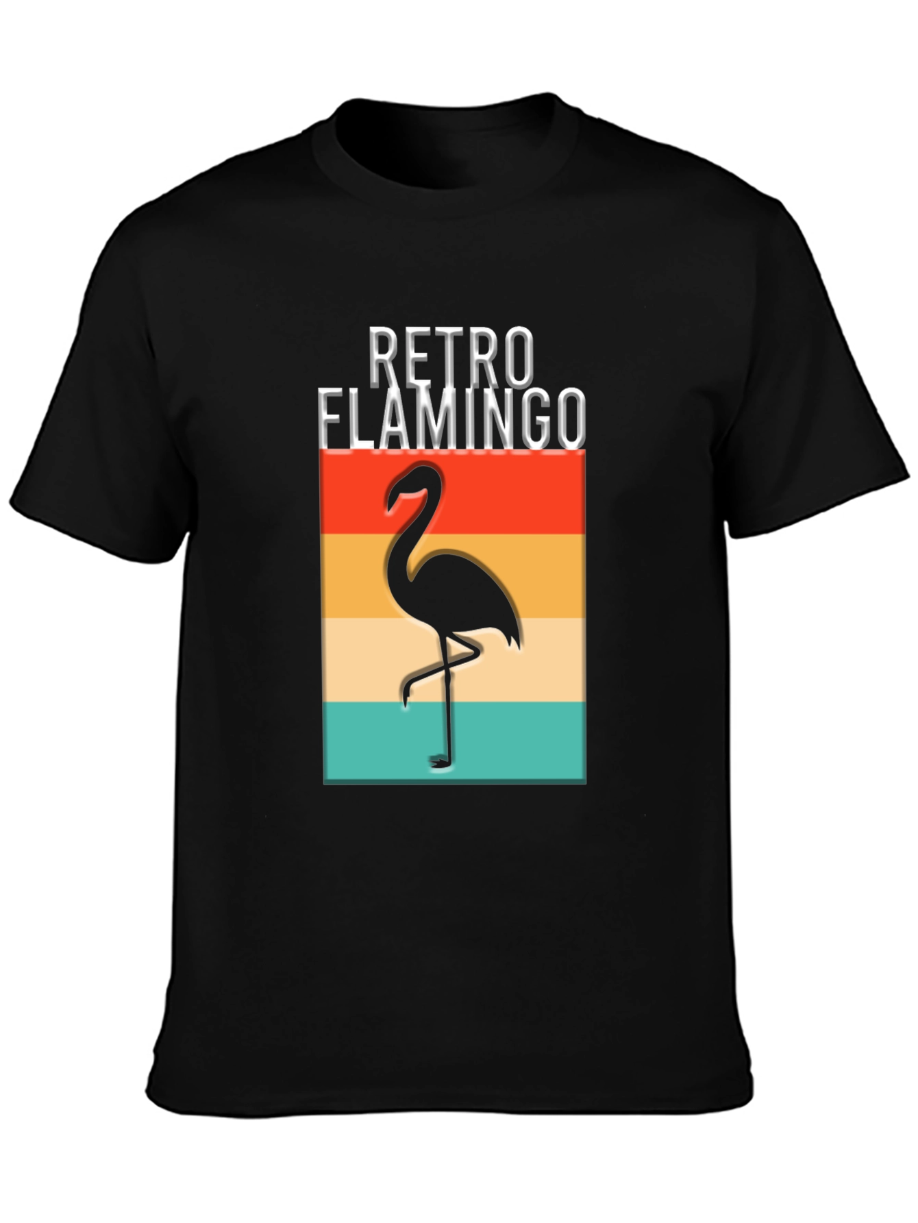 Retro Flamingo Graphic T-Shirt - Unique Design