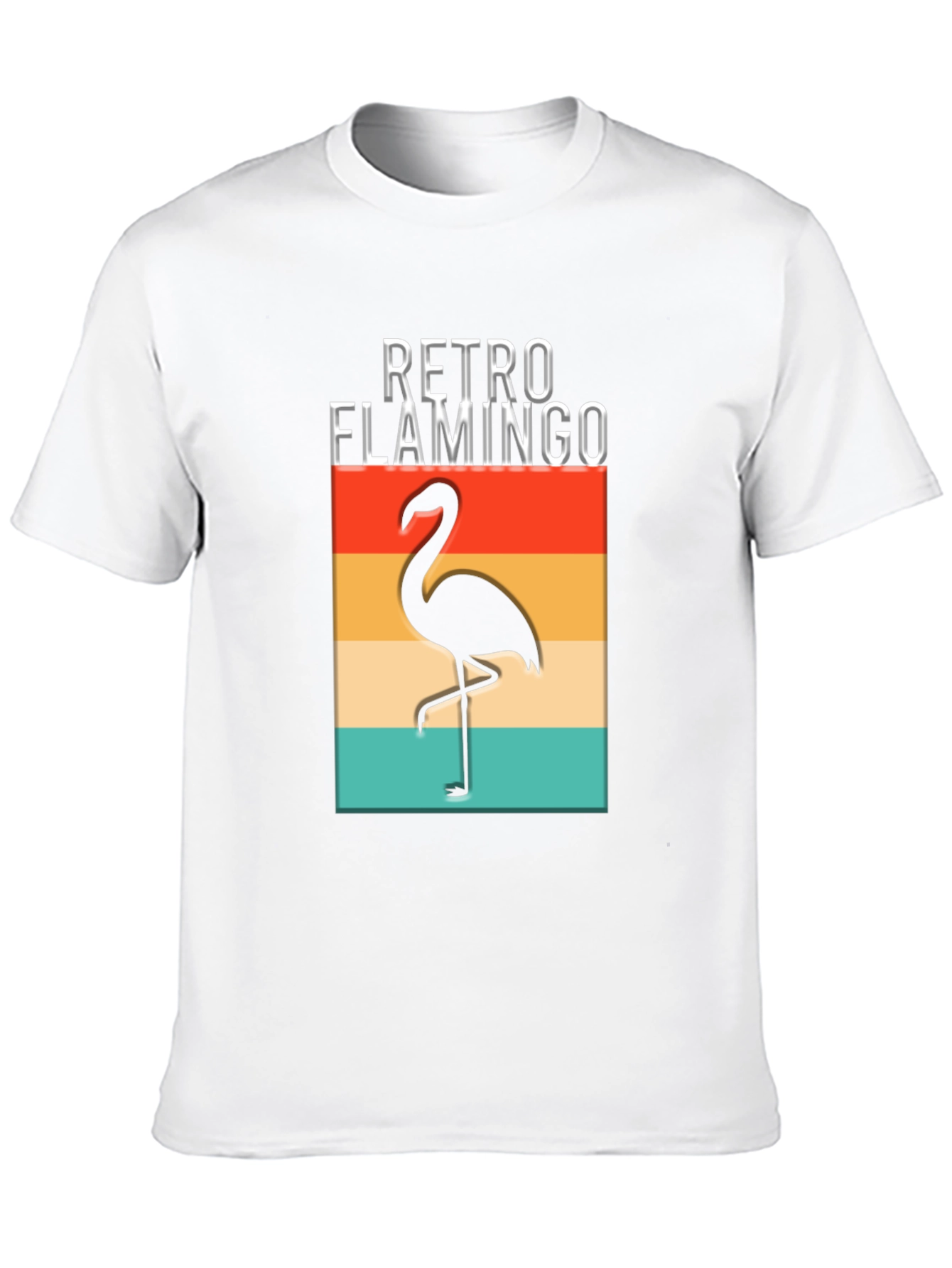Retro Flamingo Graphic T-Shirt - Unique Design