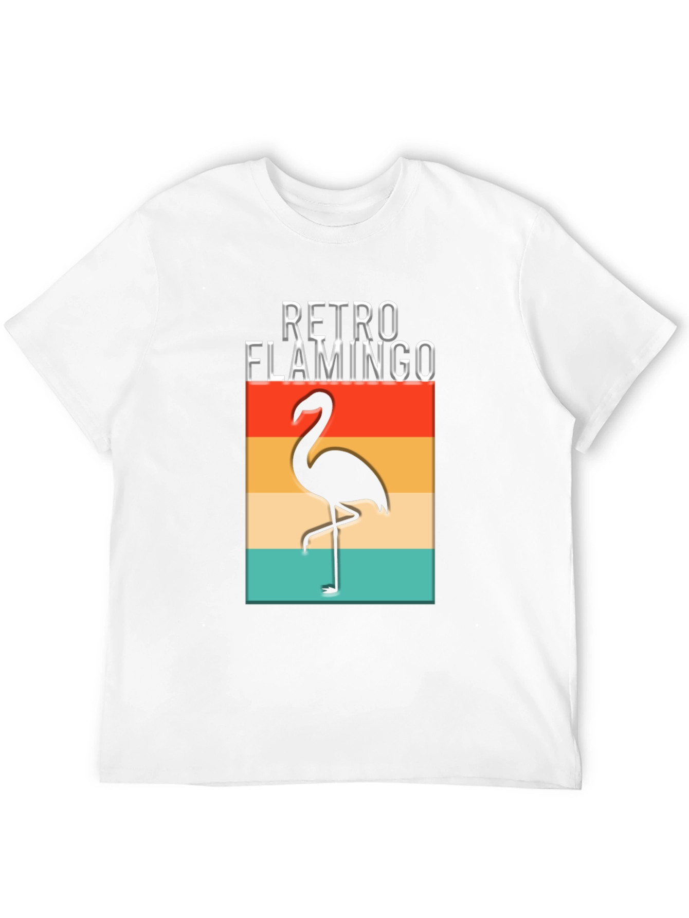 Retro Flamingo Graphic T-Shirt - Unique Design
