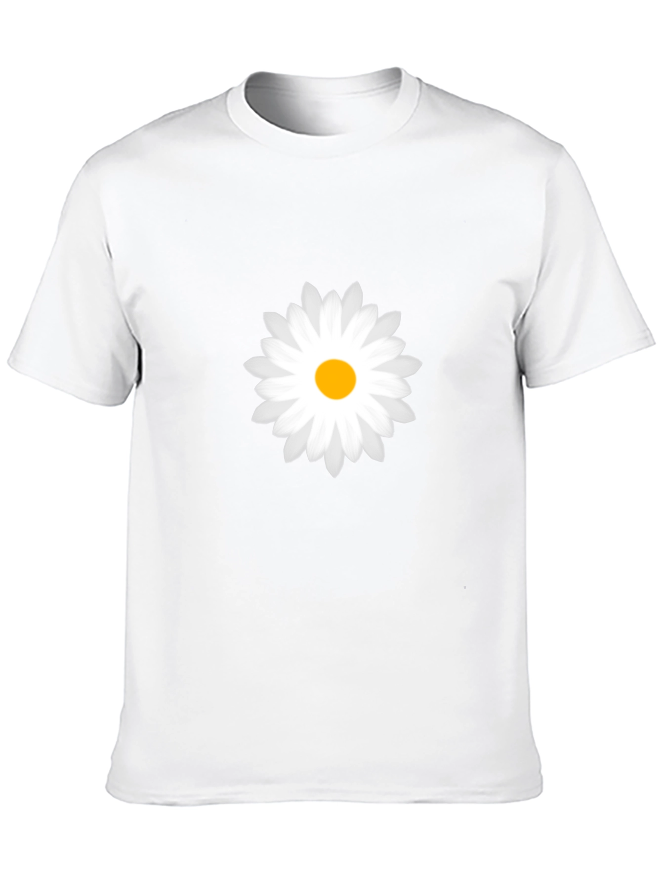 Daisy Graphic Black T-Shirt - Soft Cotton Blend