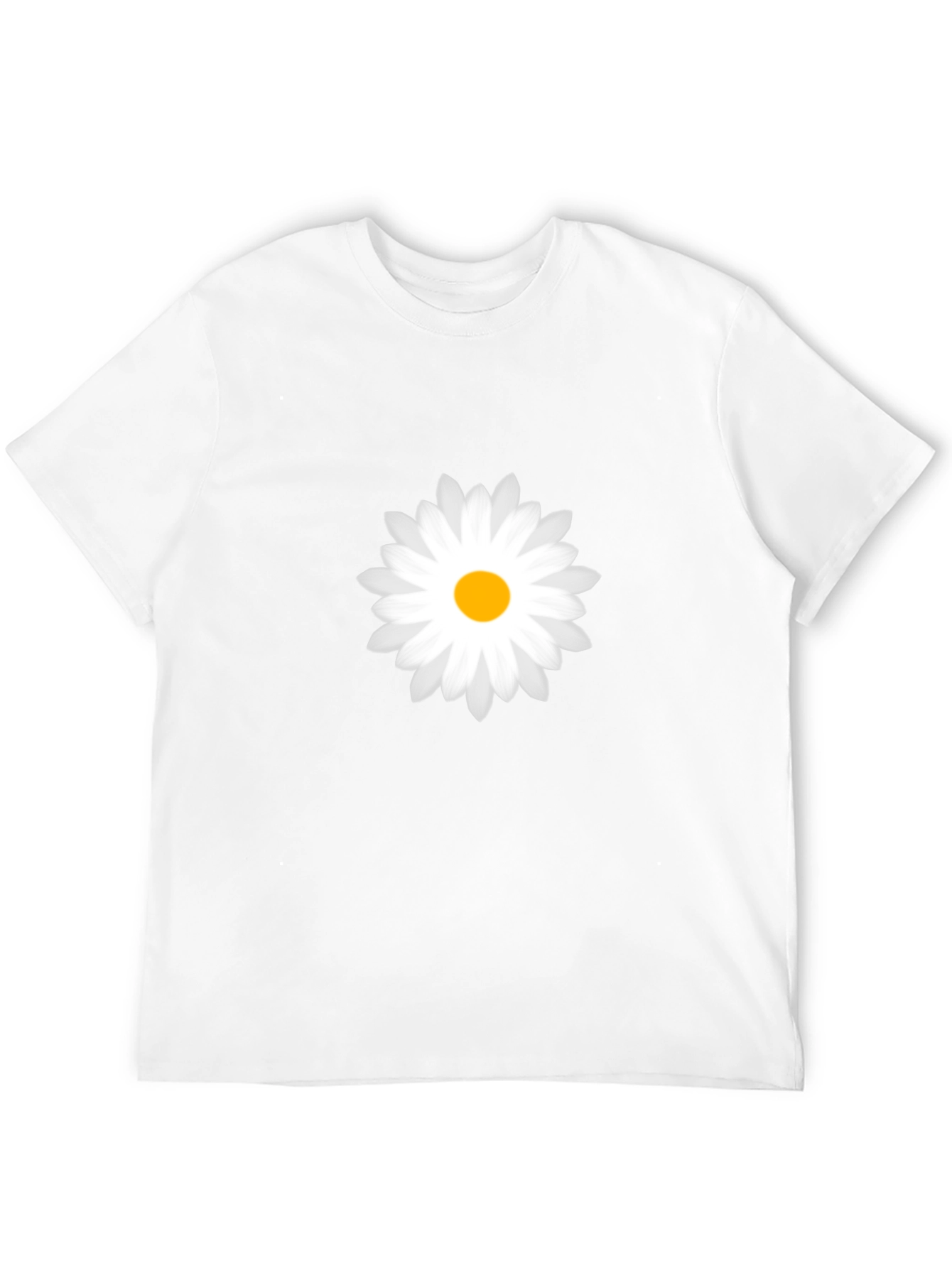 Daisy Graphic Black T-Shirt - Soft Cotton Blend