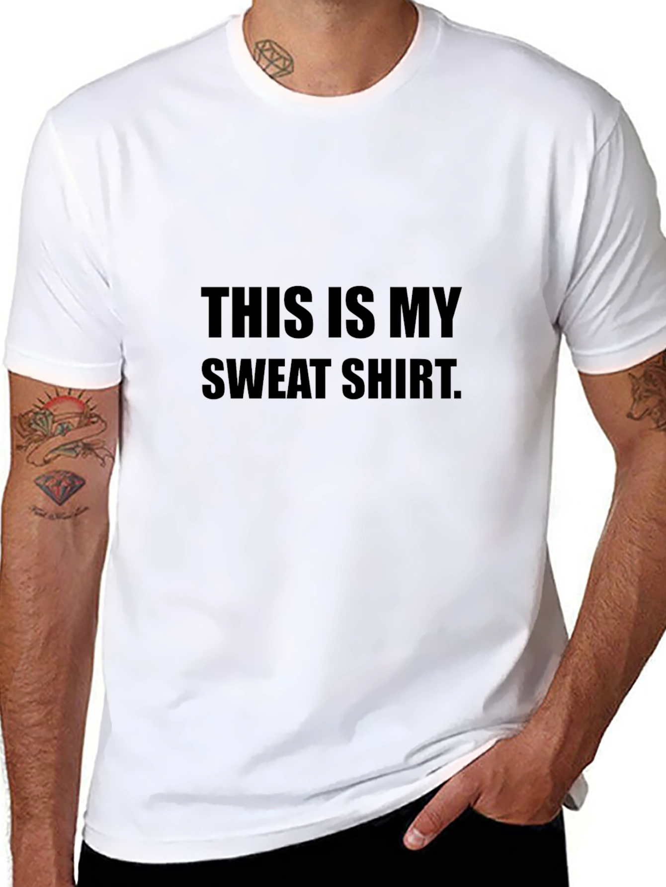 This Is My Sweat Shirt Graphic Tee