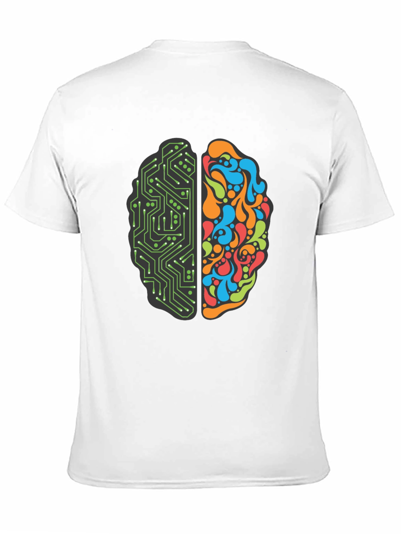 Brain Circuit T-Shirt: Logic & Creativity