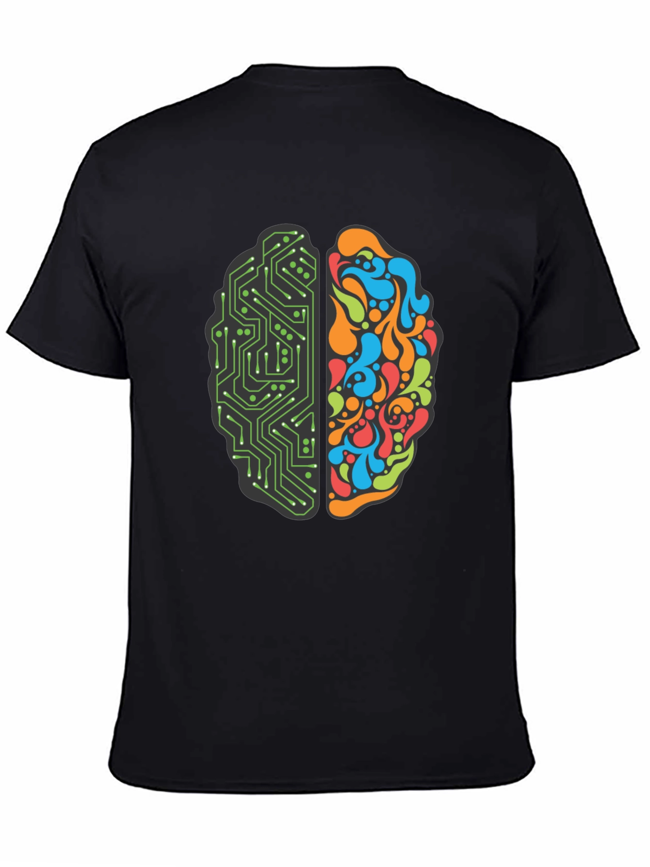Brain Circuit T-Shirt: Logic & Creativity