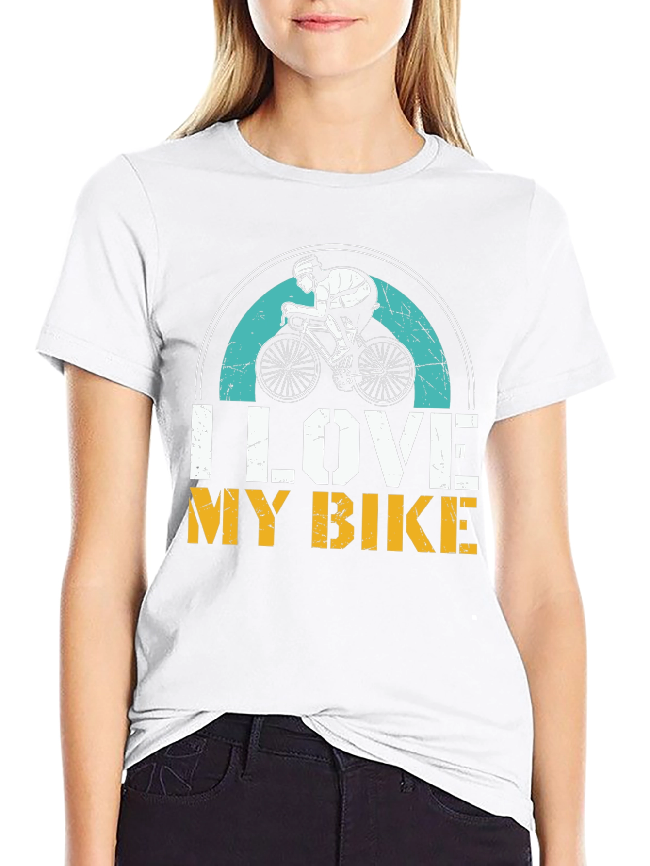 I Love My Bike Graphic Tee