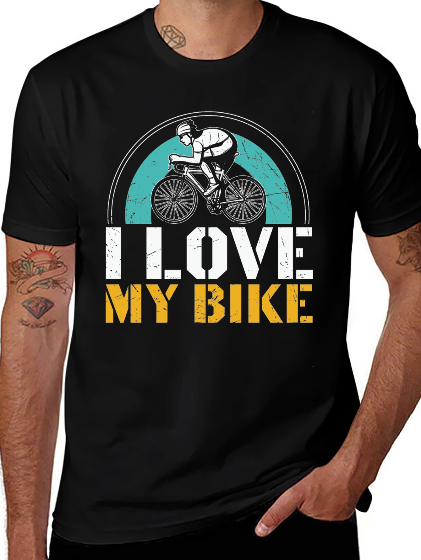 I Love My Bike Graphic Tee