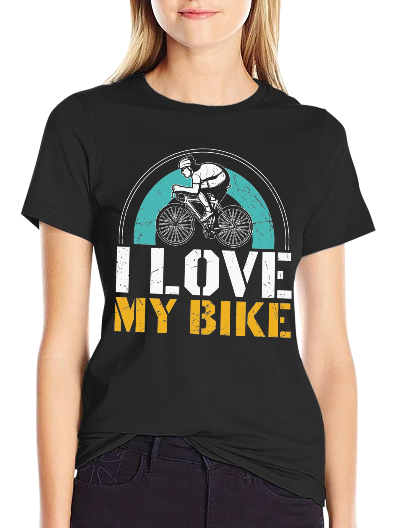 I Love My Bike Graphic Tee
