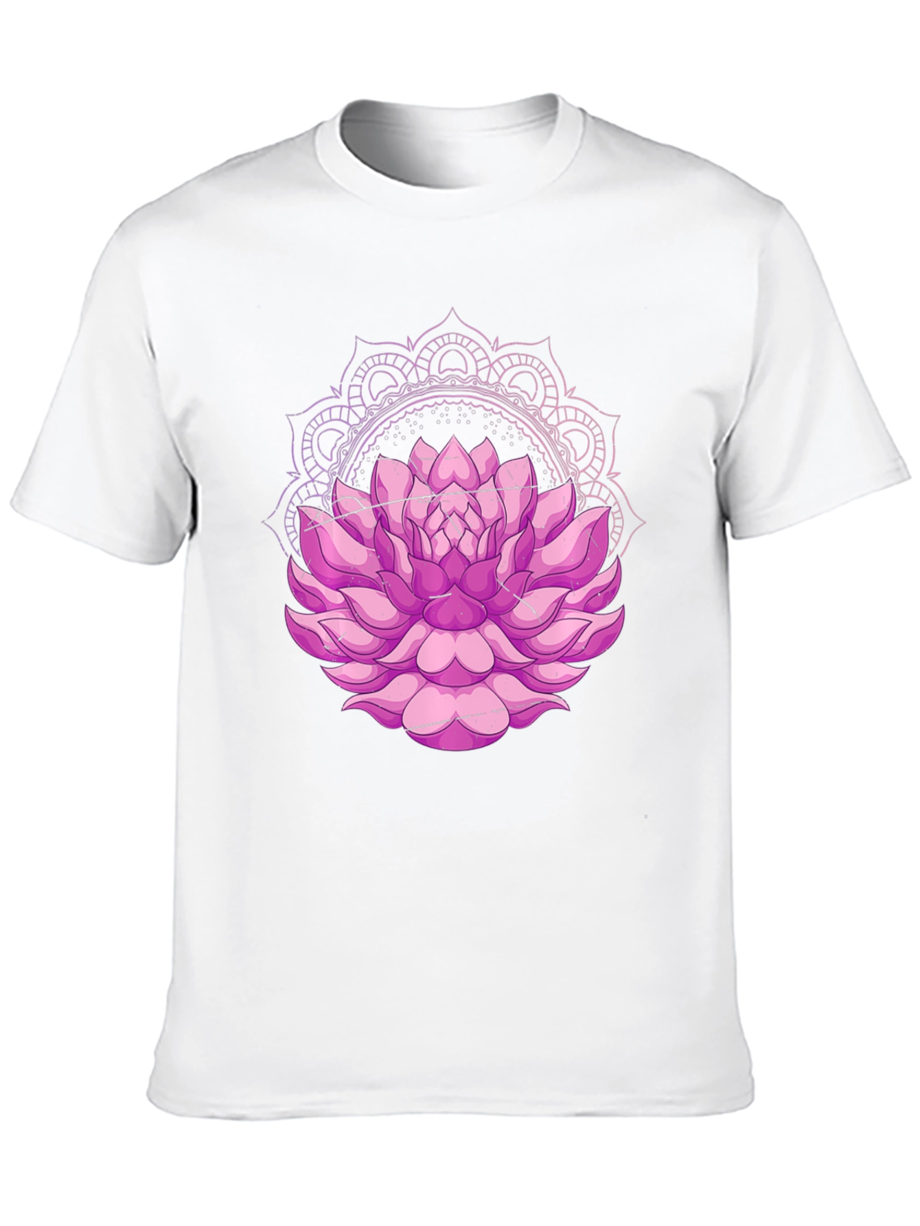 Lotus Mandala Black Tee