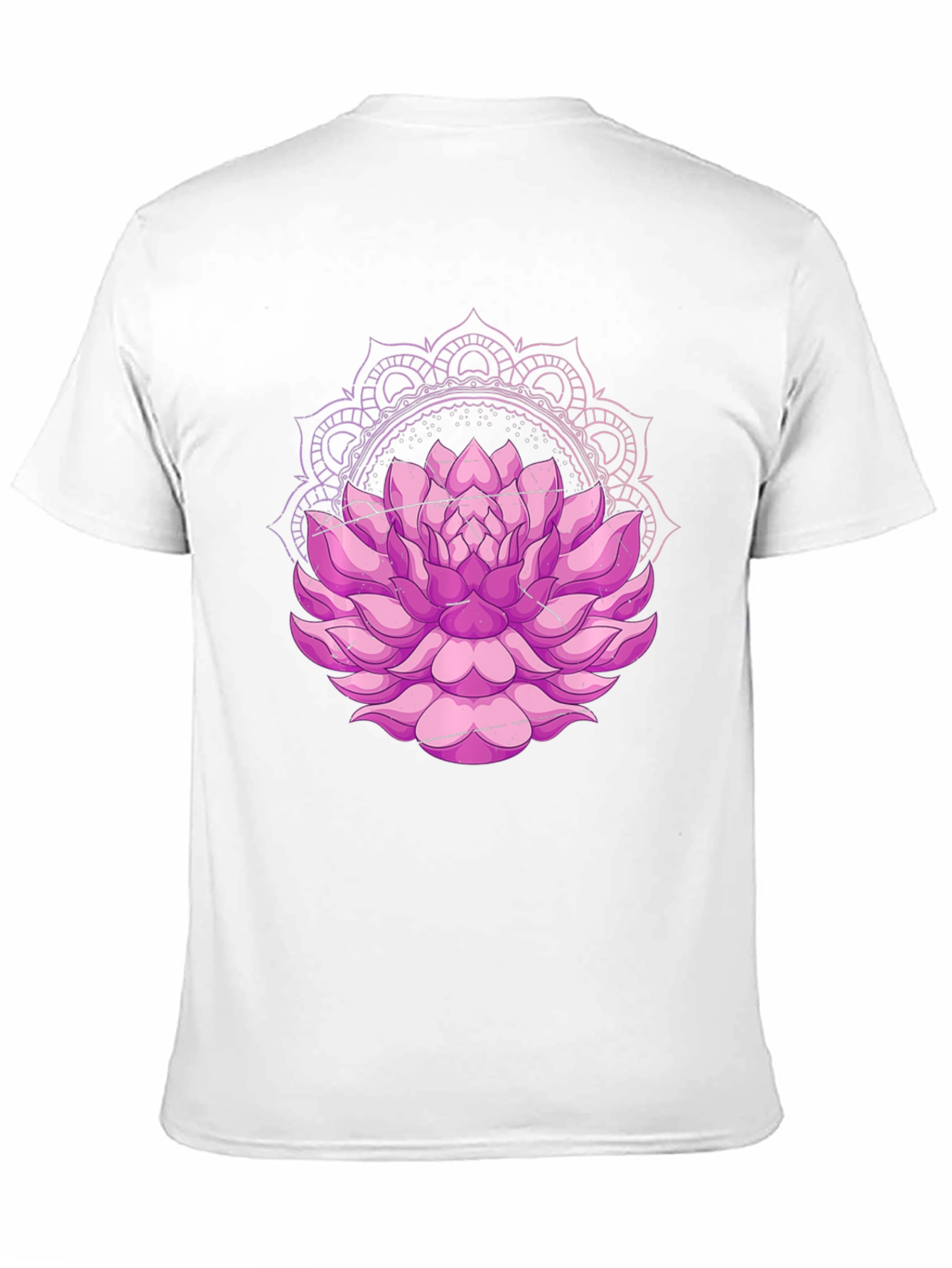 Lotus Mandala Black Tee