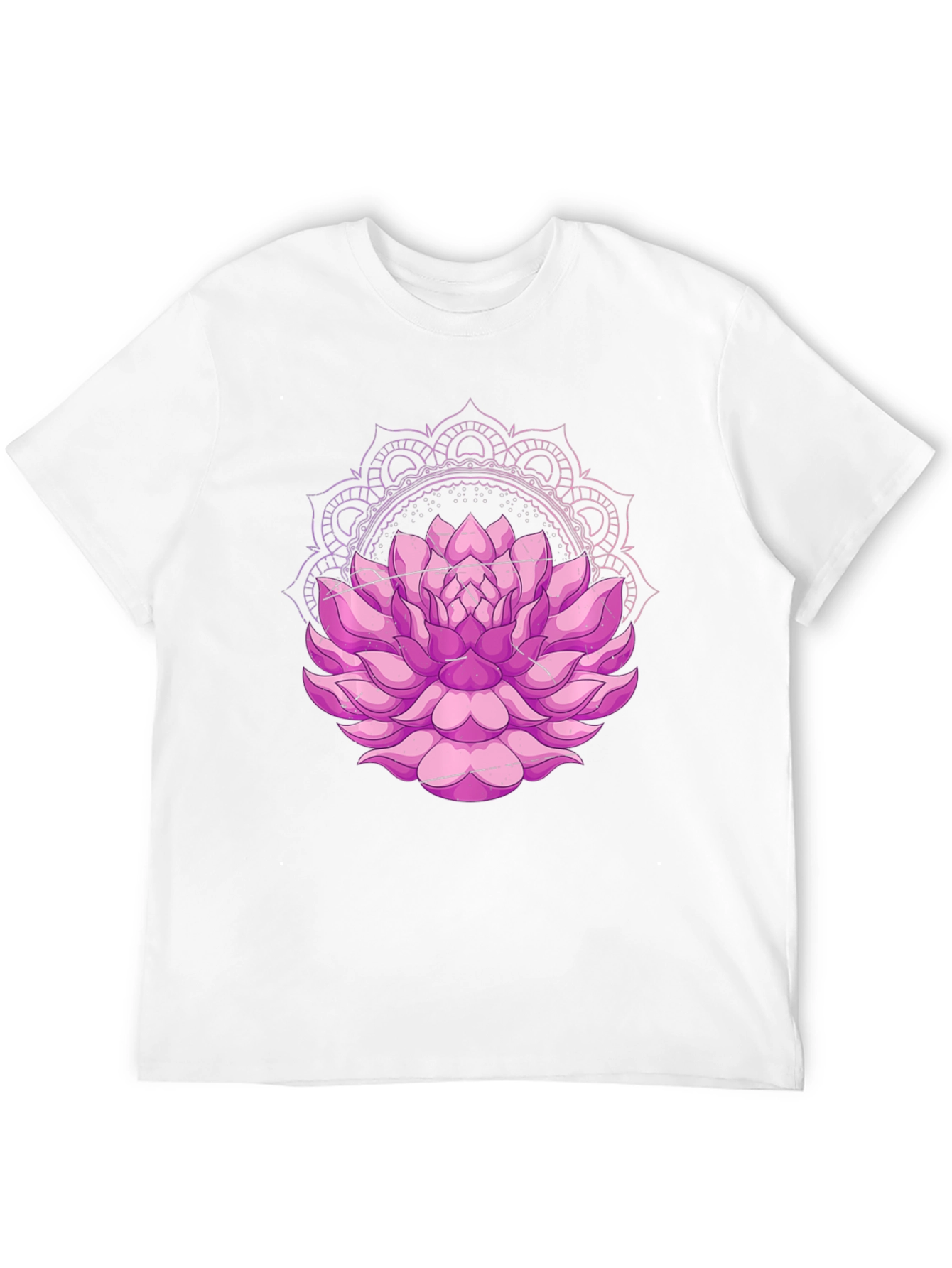 Lotus Mandala Black Tee