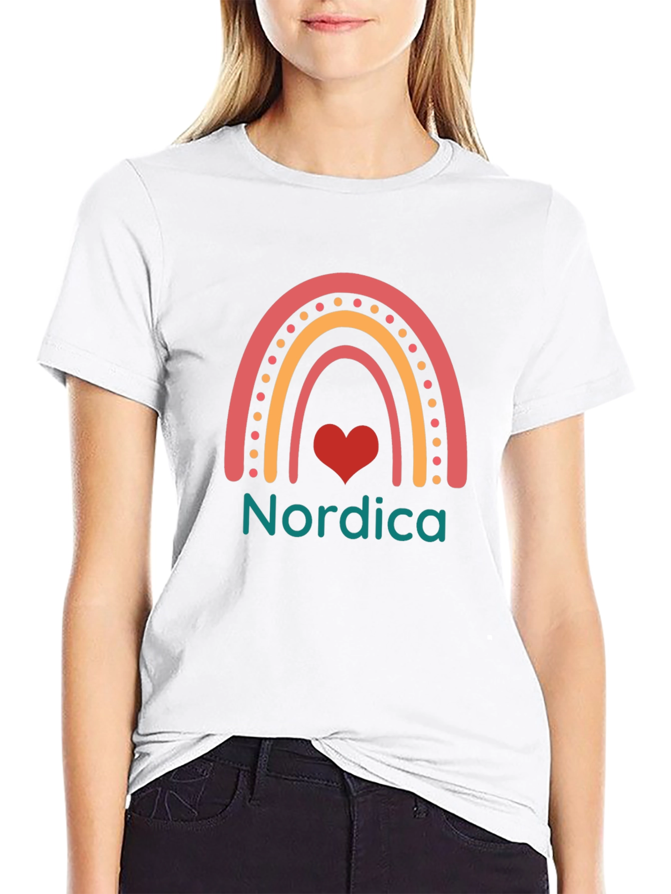 Nordica Rainbow Heart T-Shirt