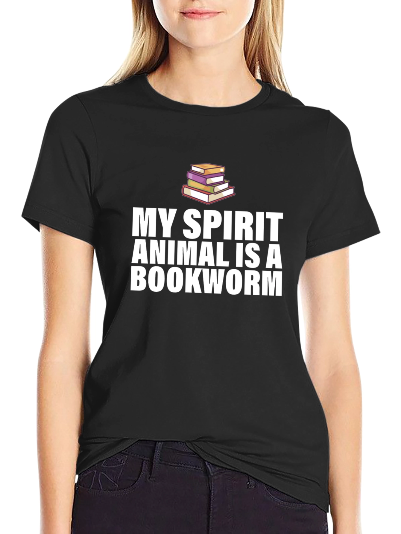 Bookworm Spirit Animal T-Shirt - Reading Lover Tee