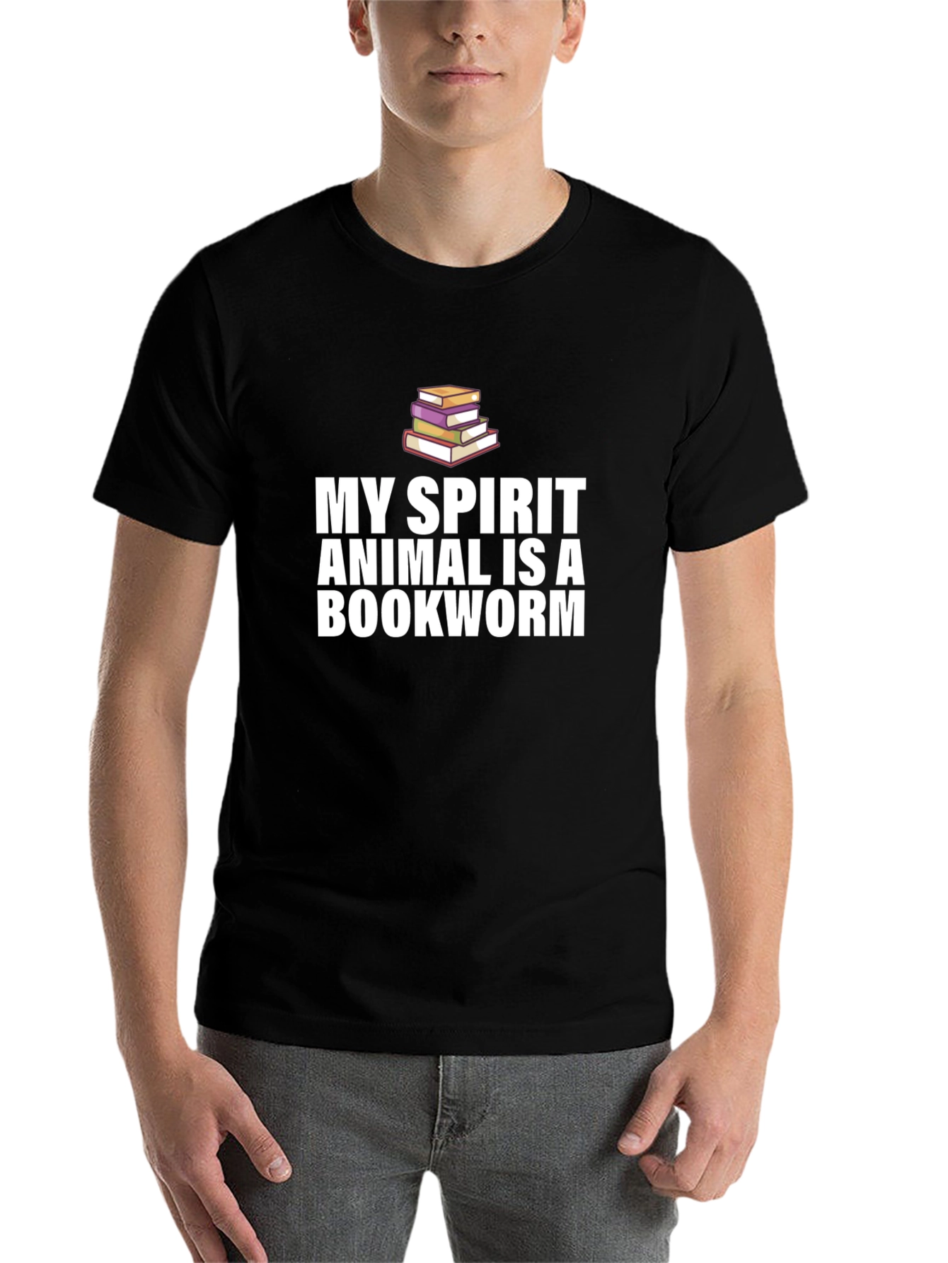 Bookworm Spirit Animal T-Shirt - Reading Lover Tee