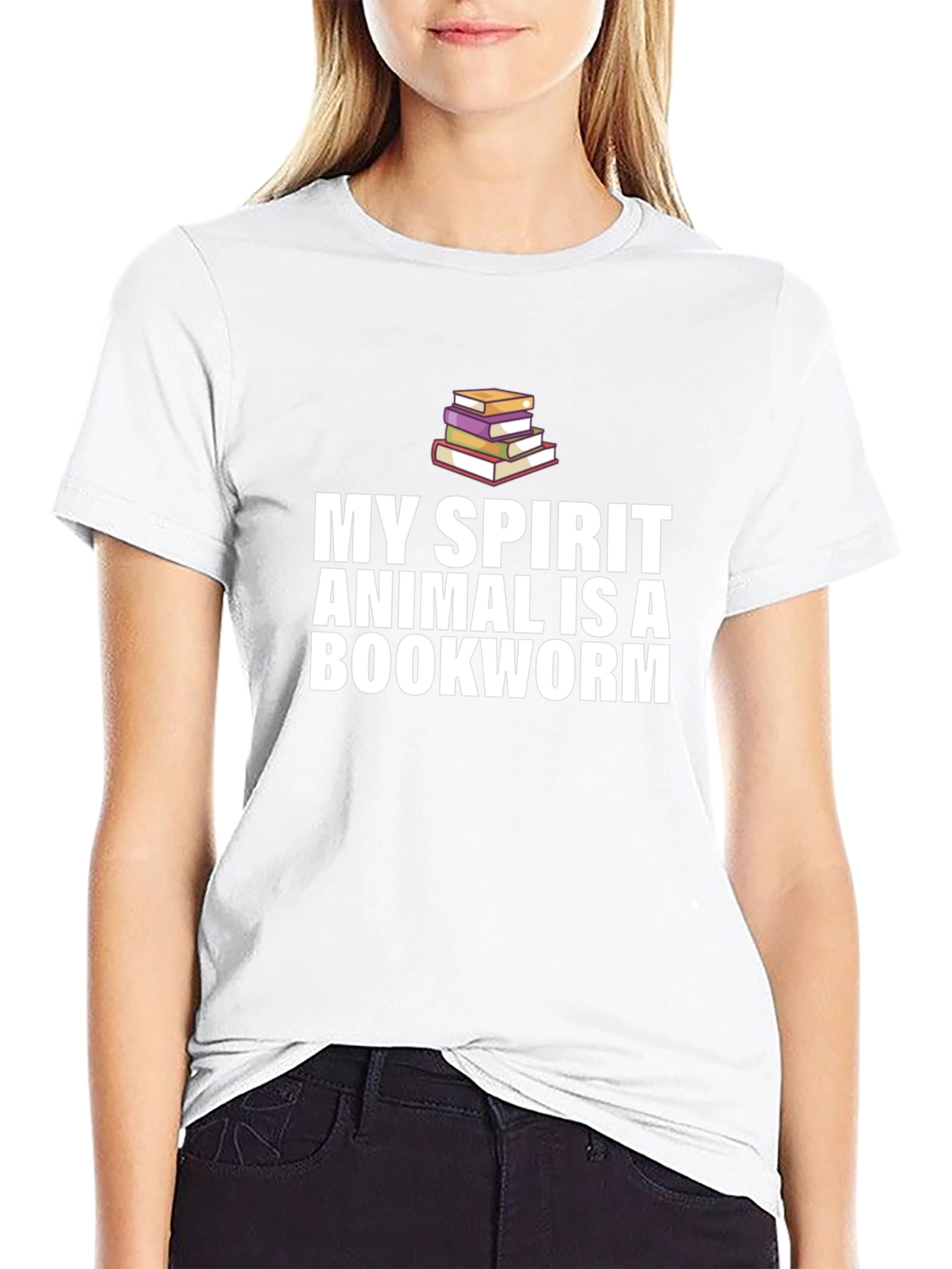 Bookworm Spirit Animal T-Shirt - Reading Lover Tee
