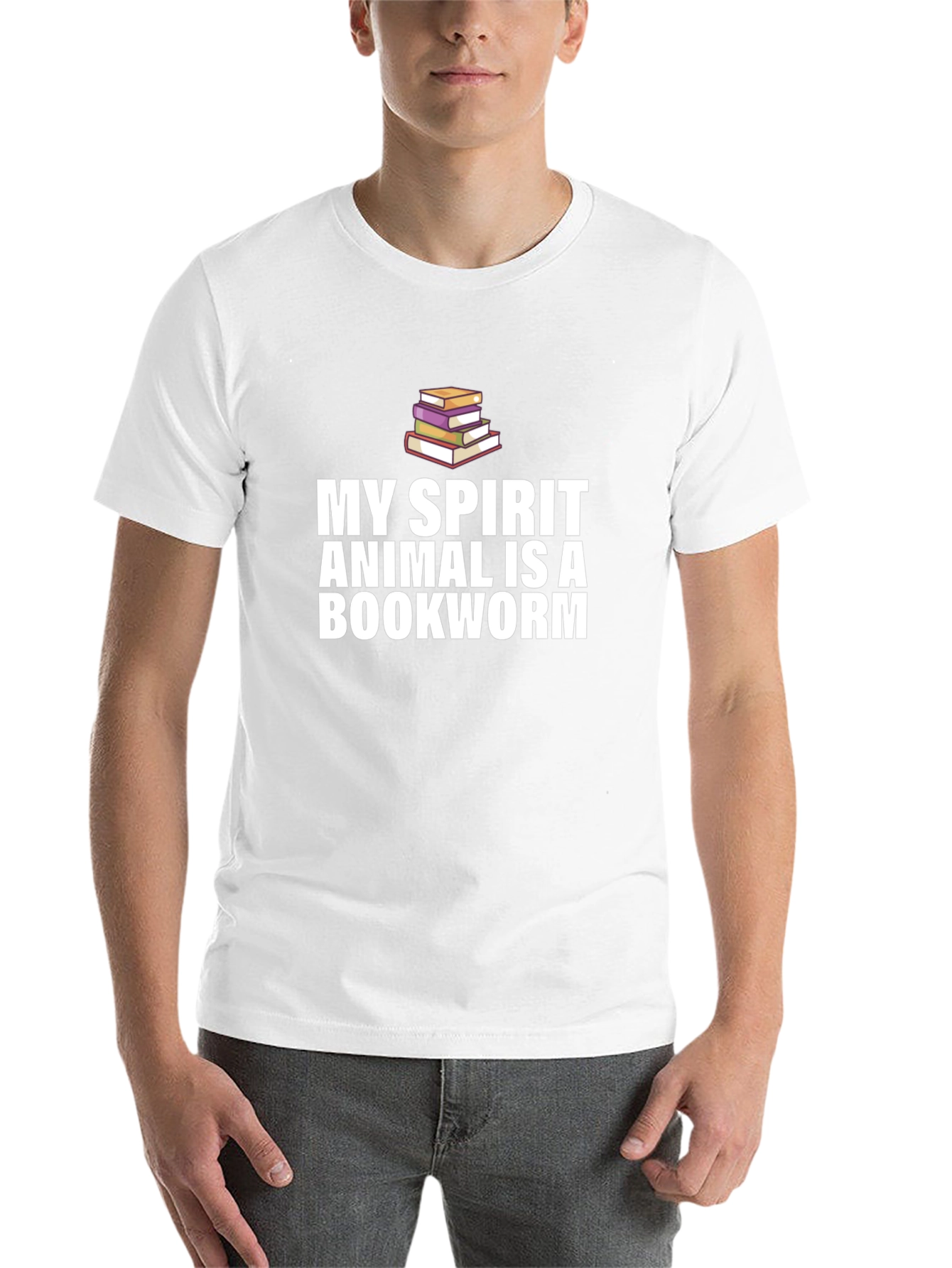 Bookworm Spirit Animal T-Shirt - Reading Lover Tee