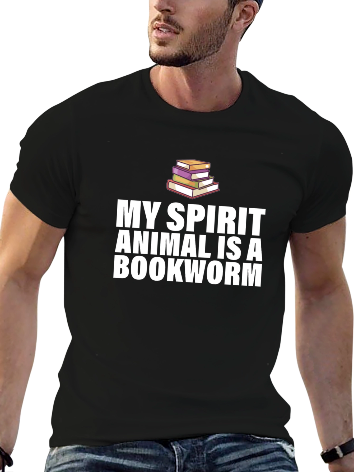 Bookworm Spirit Animal T-Shirt - Reading Lover Tee