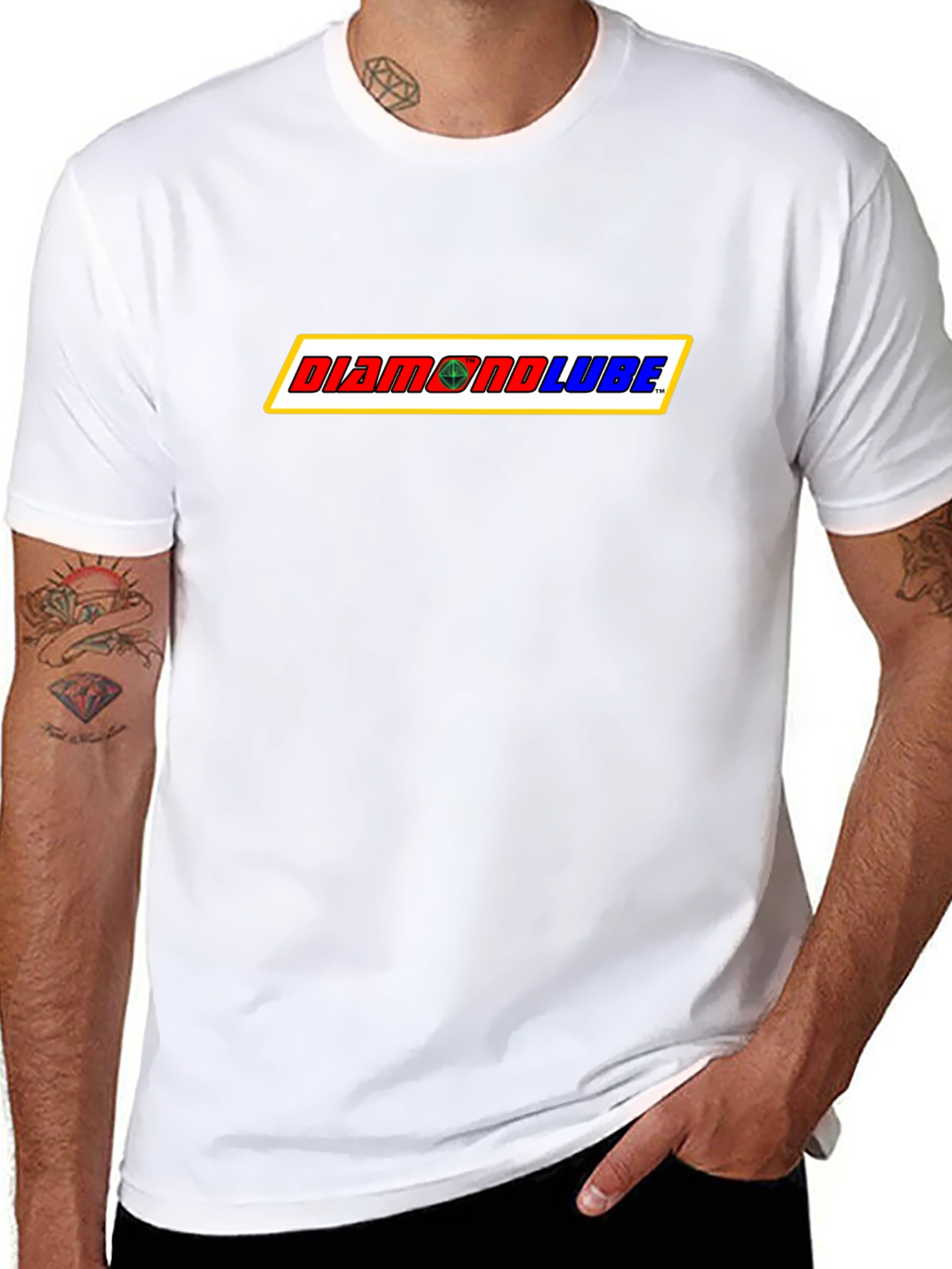 Diamond Lube Graphic Tee - Black Short Sleeve